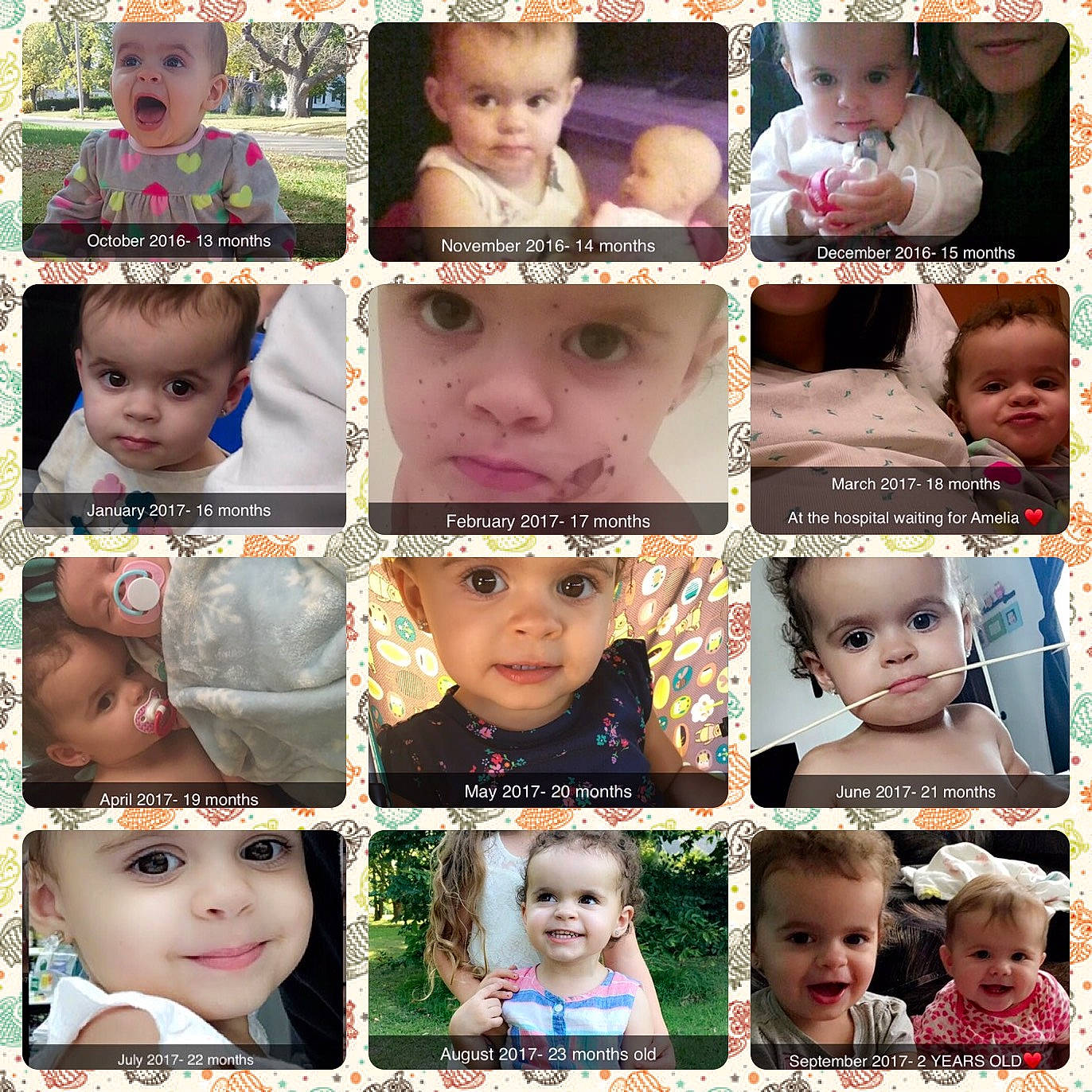 Emarie joined the competition — help win amazing prizes! art, baby, cheek, child, chin, collage, face, facial_expression, forehead, head, headwear, joy, nose, person, photo_caption, photography, photomontage, skin, smile, toddler