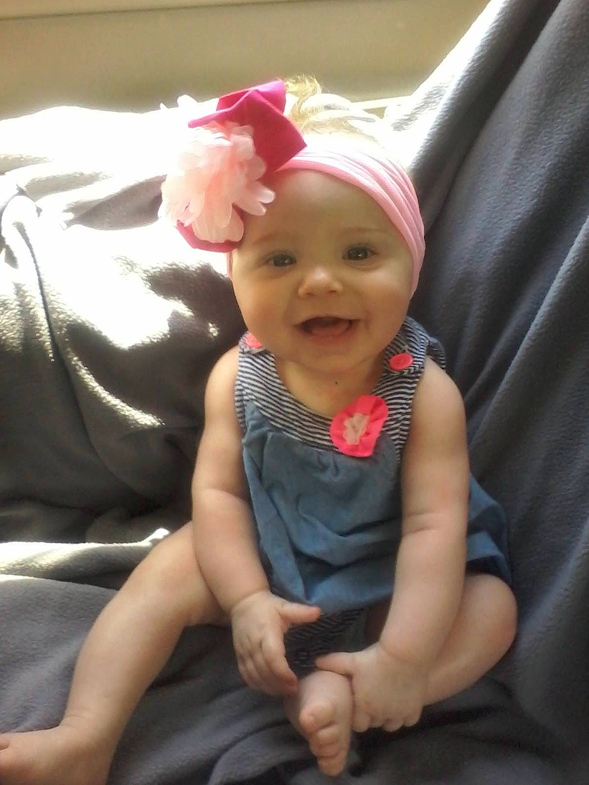 Ayrabella joined the competition — help win amazing prizes! cheek, child, day, ear, girl, hair_accessory, head, headband, headgear, infant, person, pink, product, skin, toddler