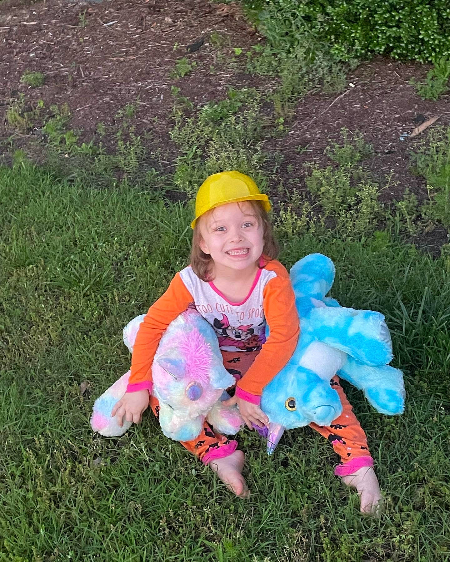 Lillian is registered to the contest to win money with this photo: baby, baby_toddler_clothing, cap, child, electric_blue, fun, glove, grass, grass_family, grassland, happy, hat, headwear, joy, leisure, people_in_nature, person, plant, recreation, sitting