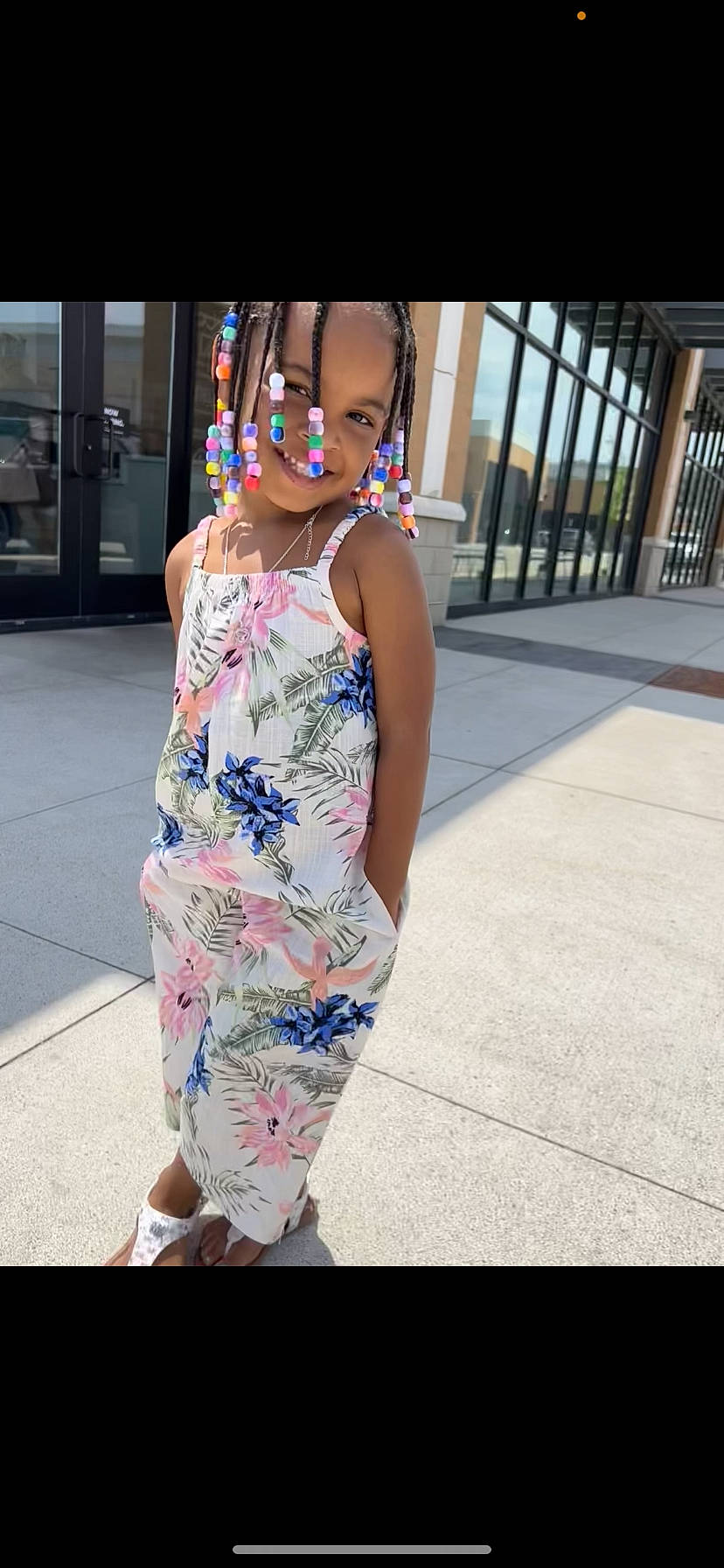 Anyla joined the competition — help win amazing prizes! child, cool, day_dress, dress, electric_blue, eyewear, fashion_design, formal_wear, headwear, human_leg, joy, magenta, one_piece_garment, pattern, person, shoulder, sleeve, street_fashion, sunglasses, textile