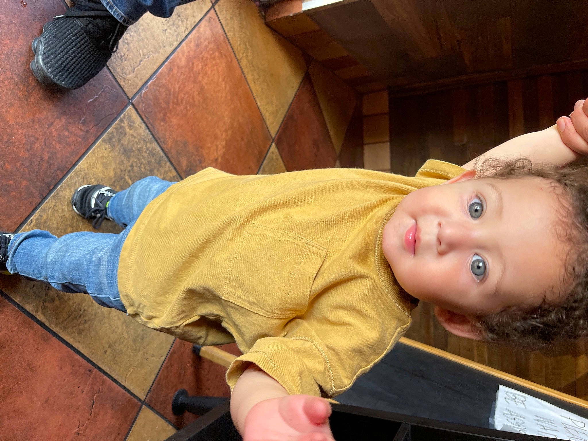 Maximiliano joined the competition — help win amazing prizes! baby_toddler_clothing, cheek, child, elbow, eyelash, floor, flooring, fun, happy, hardwood, human_leg, joint, knee, leg, mouth, nose, person, sitting, skin, toddler