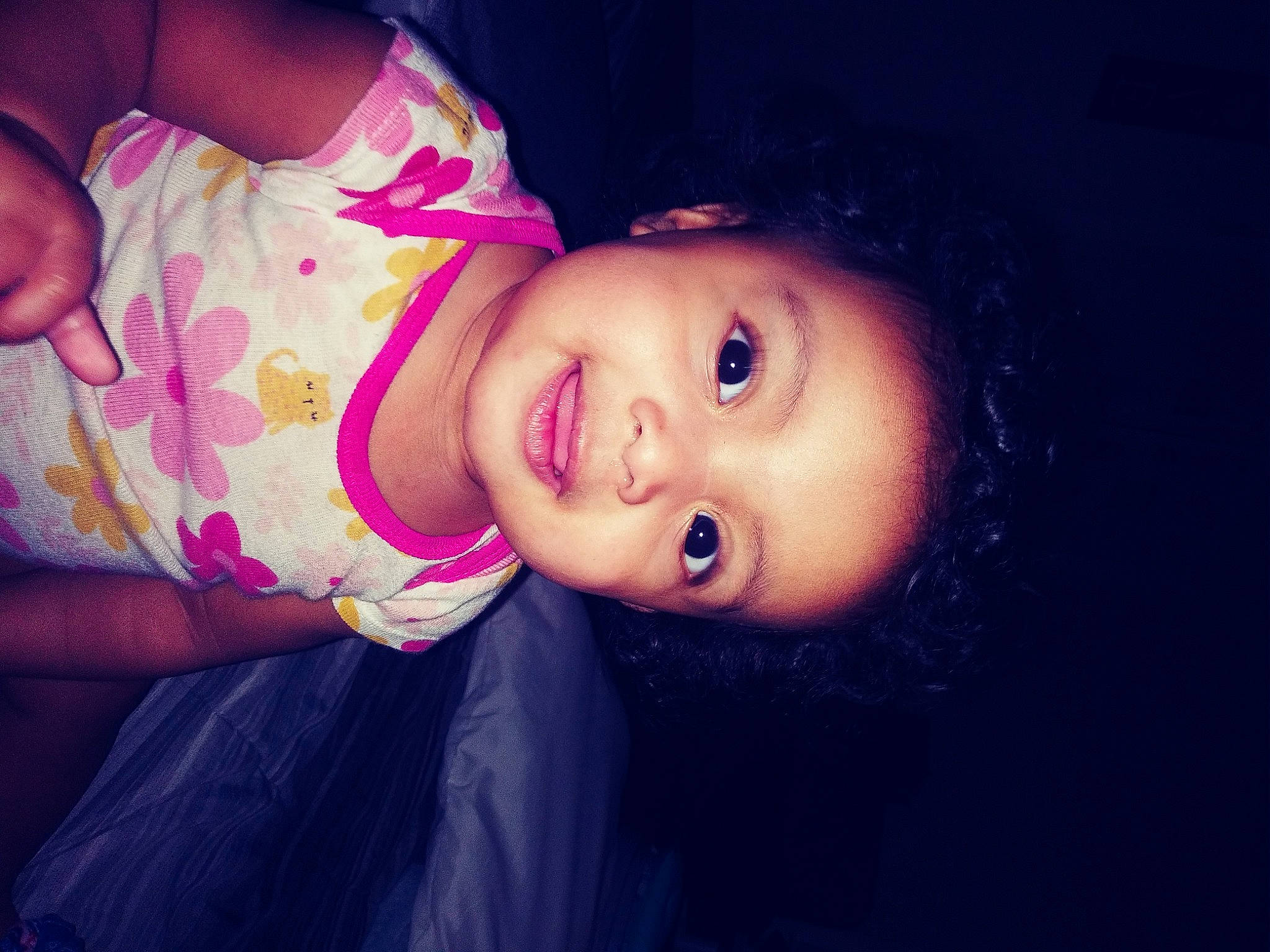 Kamiyah is registered to the contest to win money with this photo: baby, baby_toddler_clothing, cheek, cloud, eyebrow, eyelash, flash_photography, forehead, happy, human_body, iris, lip, mouth, neck, nose, person, plant, skin, smile, toddler