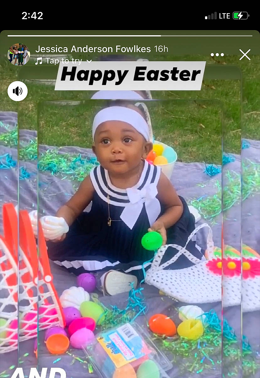 Jada joined the competition — help win amazing prizes! adaptation, baby_products, child, facial_expression, font, fun, grass, happy, headwear, leisure, net, person, photo_caption, photograph, play, product, recreation, screenshot, t_shirt, toddler