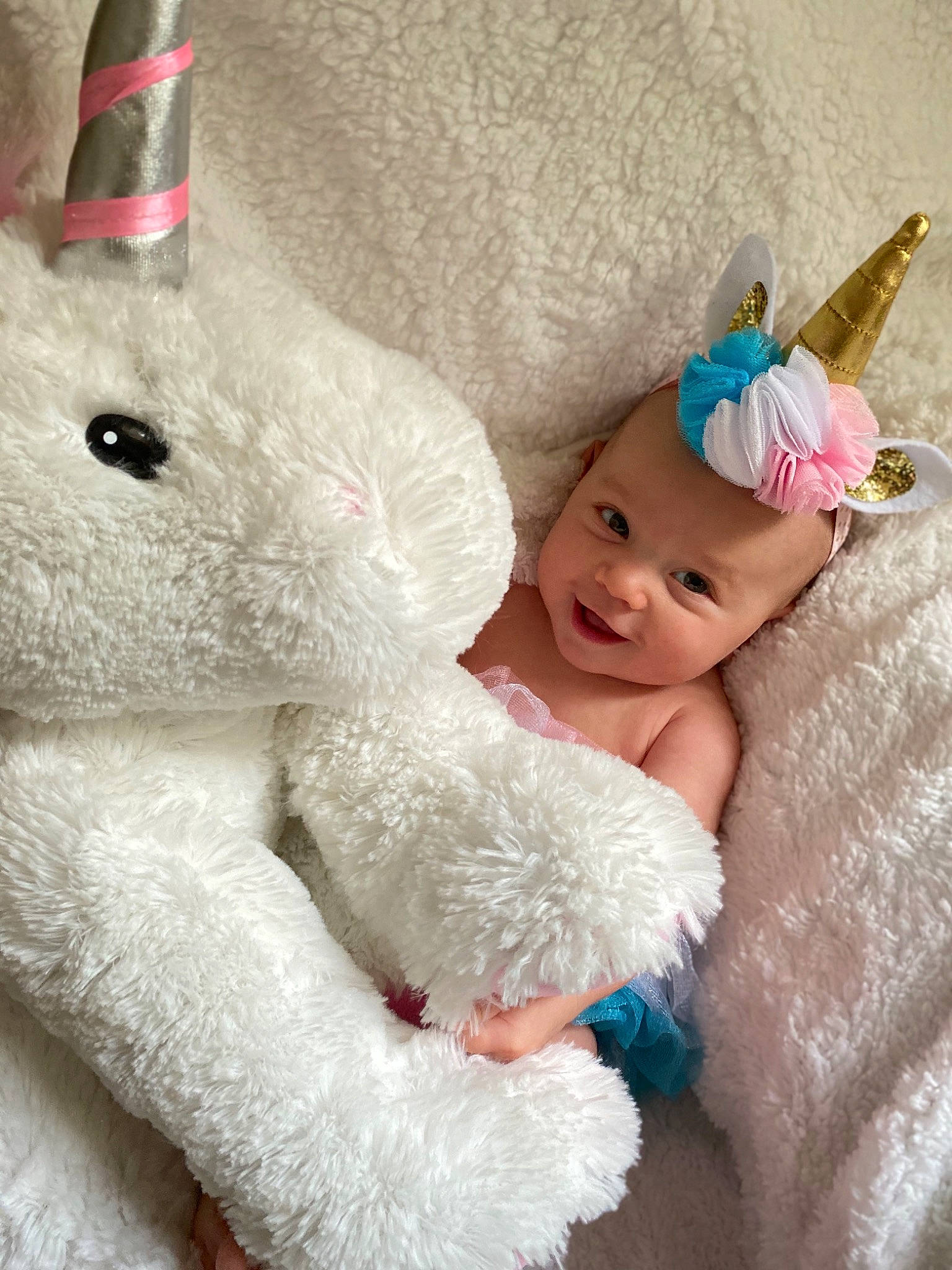 Marceline joined the competition — help win amazing prizes! baby, baby_toys, child, ear, fictional_character, headwear, nose, person, pink, play, plush, room, stuffed_toy, teddy_bear, toddler, toy, unicorn