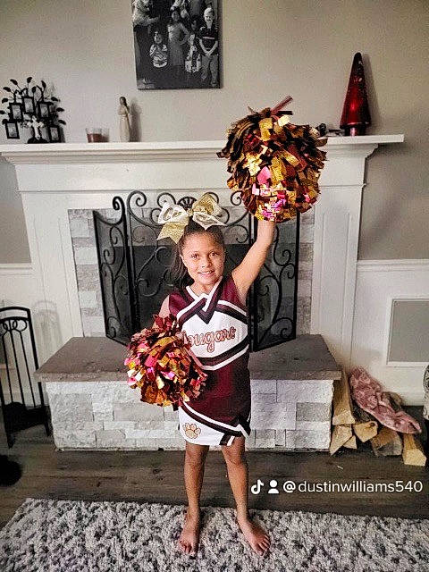 Nyeshia joined the competition — help win amazing prizes! bouquet, chair, child, cut_flowers, door, event, fashion_accessory, fashion_design, flooring, floral_design, flower_arranging, formal_wear, happy, human_leg, joy, peach, person, petal, picture_frame, room