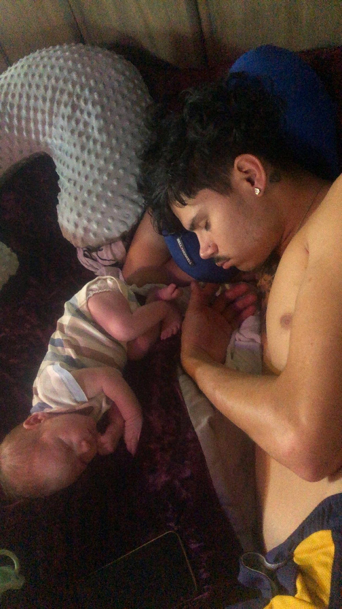 Kingston is registered to the contest to win money with this photo: abdomen, arm, baby, chest, child, comfort, elbow, event, finger, fun, gesture, hand, happy, human_body, interaction, mouth, muscle, person, skin, toddler