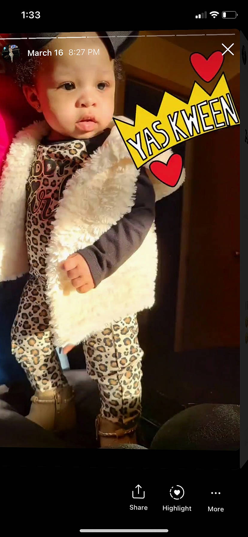 Londynn is registered to the contest to win money with this photo: baby, baby_toddler_clothing, costume, fashion_accessory, fashion_design, flooring, fun, fur, fur_clothing, hood, logo, magenta, pattern, person, sleeve, street_fashion, thigh, toddler, wool, woolen
