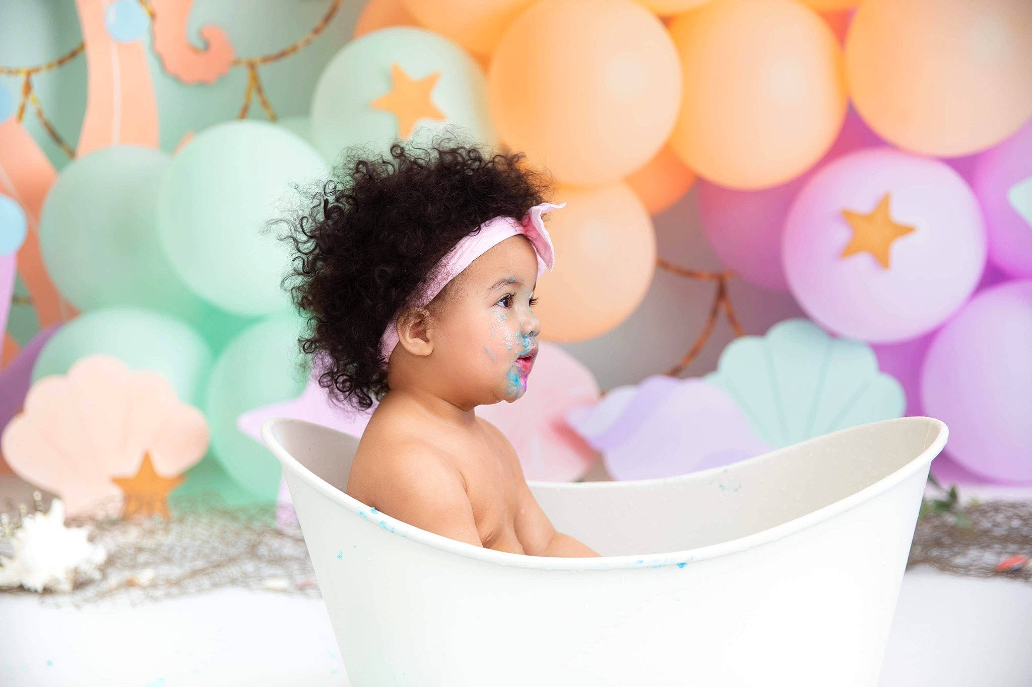 Taelynn joined the competition — help win amazing prizes! arm, balloon, bathing, black_hair, child, dress, event, eyelash, facial_expression, flash_photography, font, fun, happy, leisure, magenta, morning, person, pink, sweetness, toddler