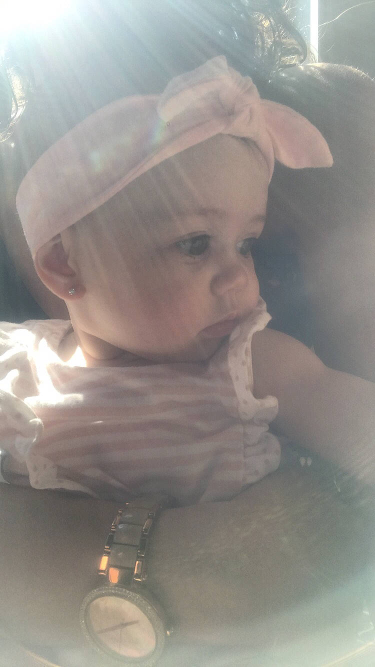 Aria Jade joined the competition — help win amazing prizes! baby, cheek, child, cloud, ear, fun, head, headgear, nose, person, photography, skin, toddler, vacation