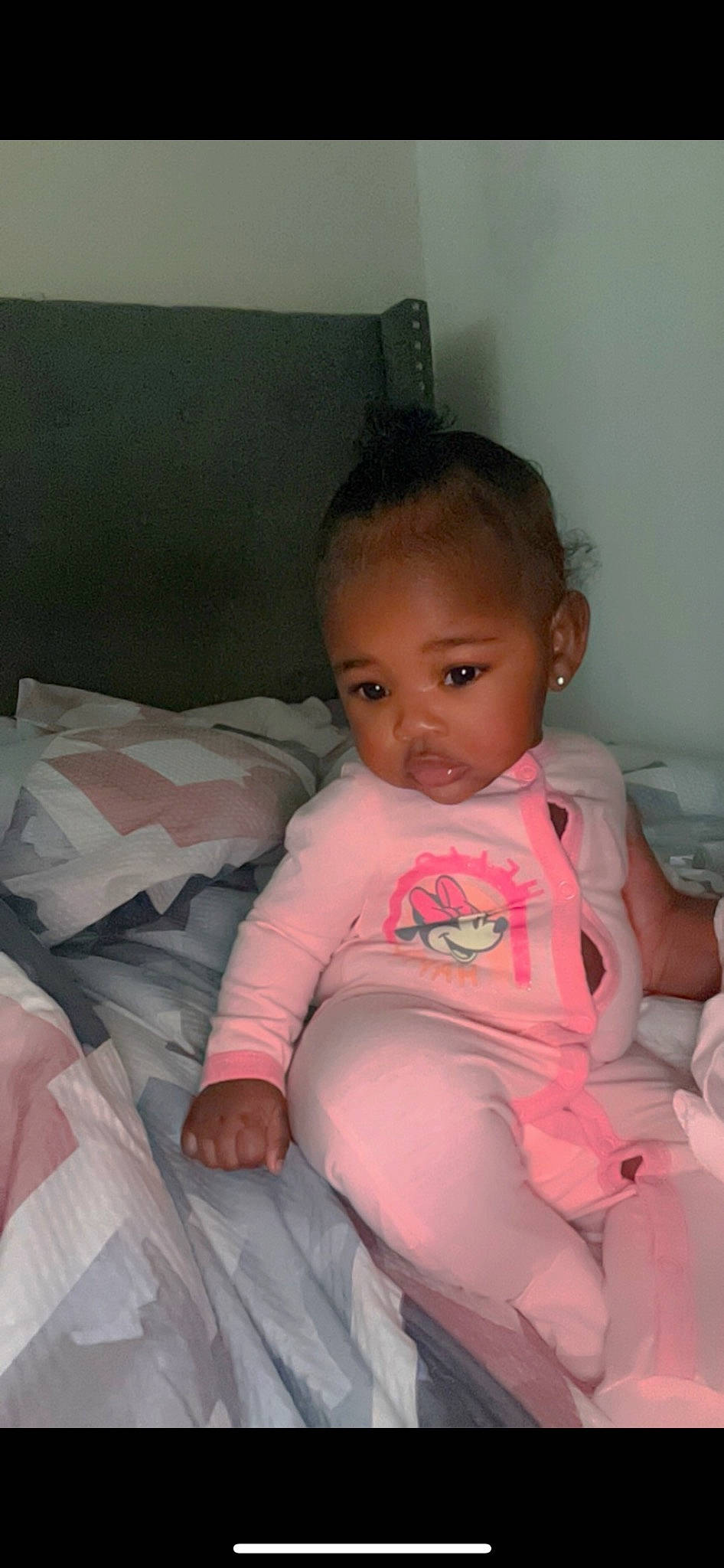 Londyn joined the competition — help win amazing prizes! arm, baby, baby_toddler_clothing, cheek, chest, child, comfort, eye, hair, human_leg, iris, knee, lip, neck, nose, person, pink, sitting, thigh, toddler