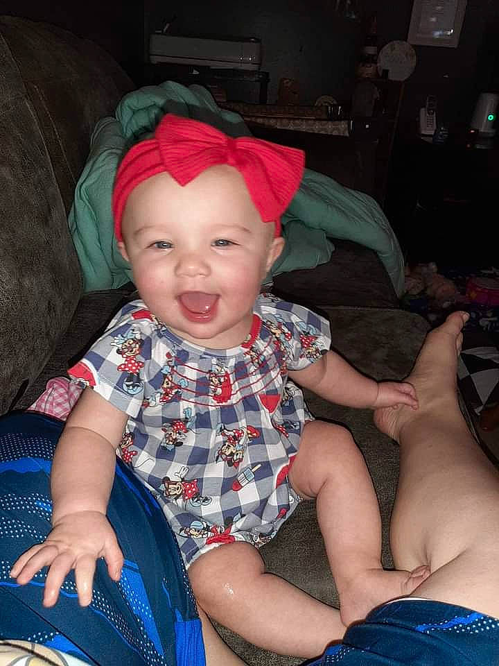 Lillianna Blume joined the competition — help win amazing prizes! arm, baby_toddler_clothing, blue, cap, cheek, child, eye, finger, fun, happy, hat, head, headwear, lap, organ, person, pink, purple, skin, smile