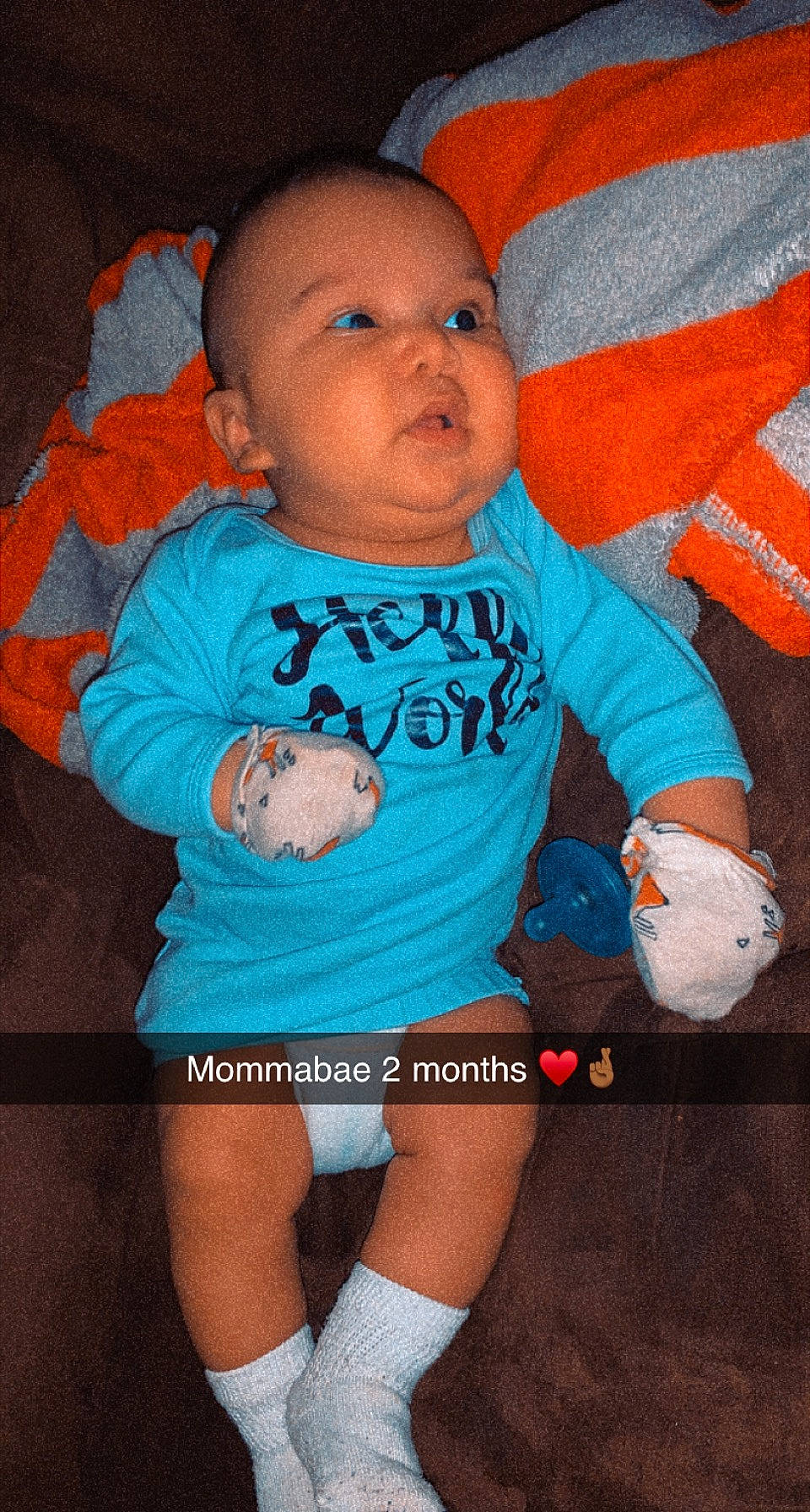 Kysen joined the competition — help win amazing prizes! arm, azure, baby_toddler_clothing, cheek, chin, facial_expression, hairstyle, hand, happy, human_body, iris, leg, mouth, nose, orange, organ, person, pink, skin, sleeve