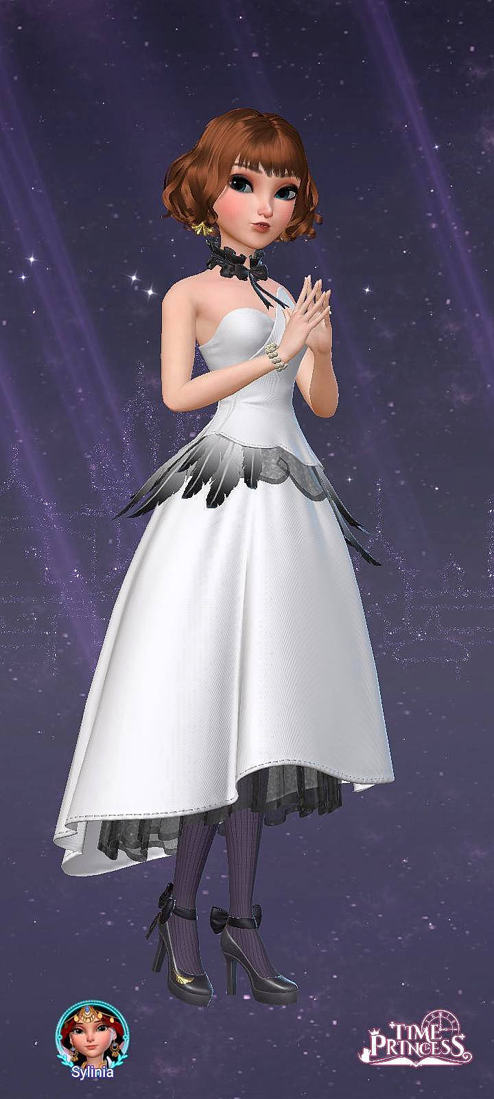 Lya a rejoint le concours — aidez-le/la à gagner de superbes lots ! arm, art, black_hair, cg_artwork, doll, dress, fashion_design, flash_photography, formal_wear, gown, hair, head, human_body, joint, long_hair, one_piece_garment, person, shoulder, toy, waist