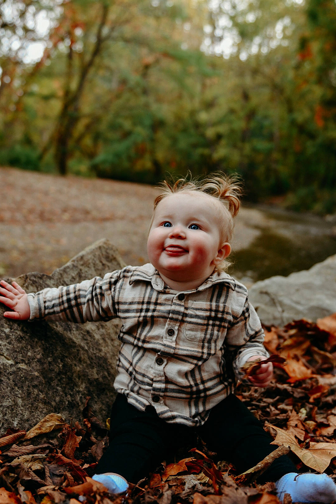 Teagan is registered to the contest to win money with this photo: beauty, child, deciduous, face, fun, grass, happy, human, joy, landscape, nature, people_in_nature, person, plaid, plant, sitting, smile, soil, spring, toddler