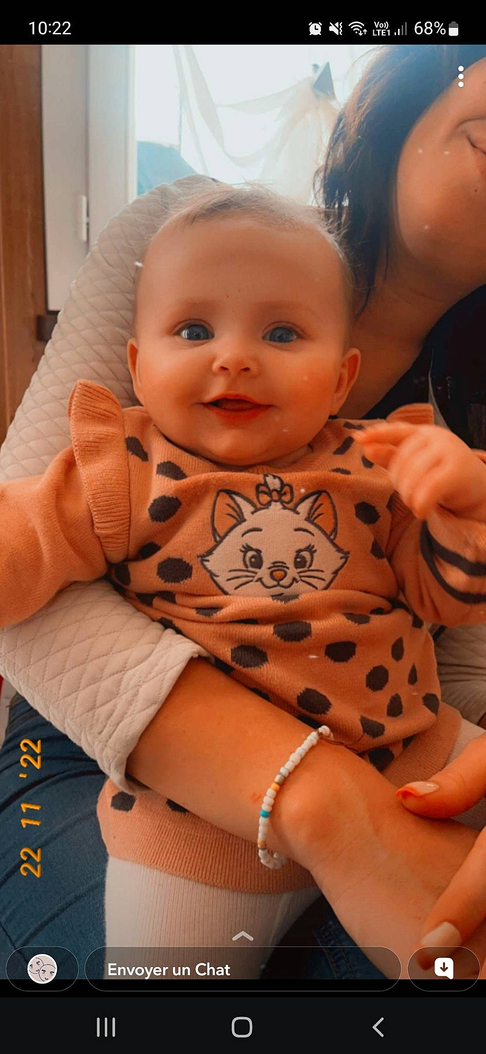 Camille a rejoint le concours — aidez-le/la à gagner de superbes lots ! baby, baby_toddler_clothing, cheek, eye, eyelash, face, finger, happy, head, human_body, iris, joint, joy, lip, mouth, neck, nose, person, skin, smile