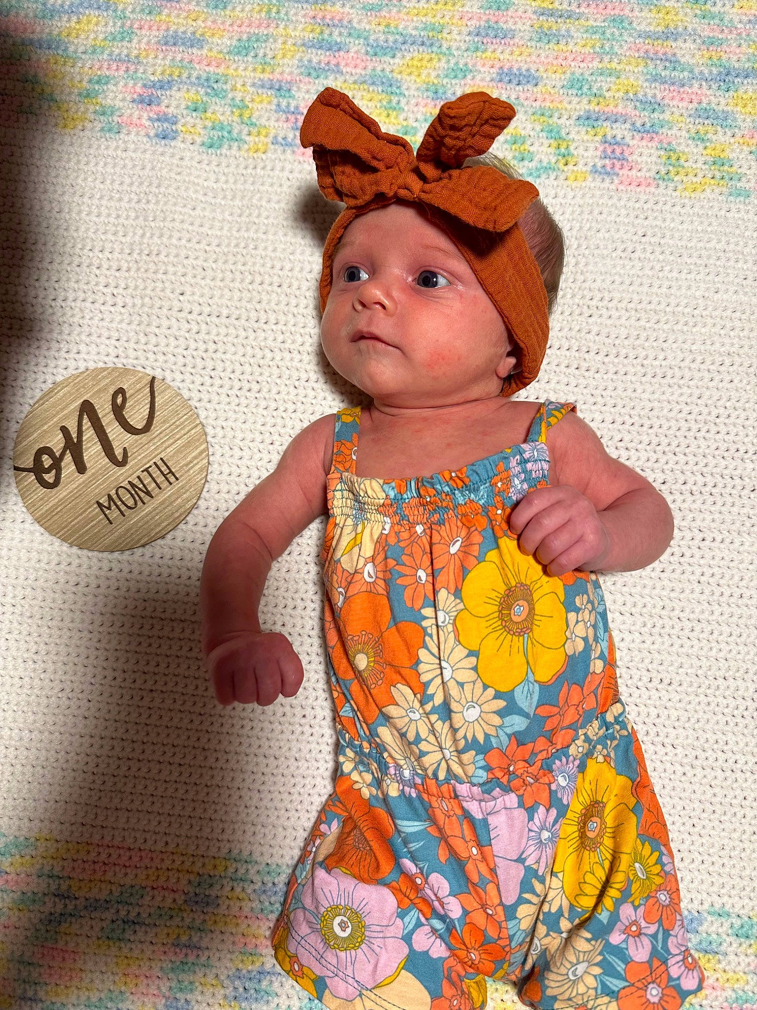 Kaia is registered to the contest to win money with this photo: art, baby, baby_toddler_clothing, cap, cheek, child, costume_hat, dress, eyelash, fashion_accessory, happy, headgear, headwear, knit_cap, magenta, pattern, peach, person, pink, sleeve