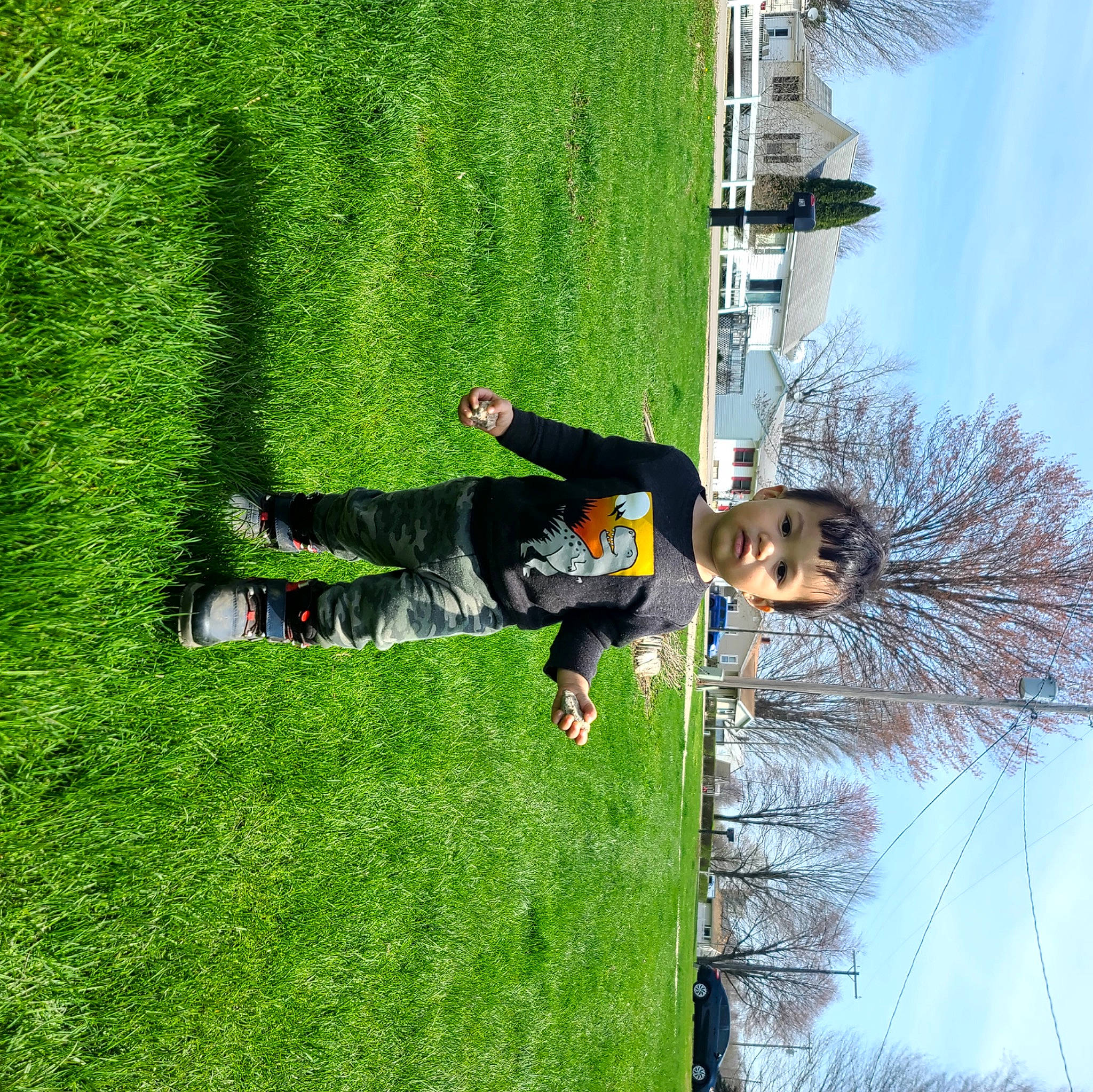 Brandon Jr joined the competition — help win amazing prizes! cloud, fun, grass, grassland, green, house, leisure, nature, people_in_nature, person, plant, pole, recreation, shrub, sky, spring, tree, vegetation, vertebrate, water