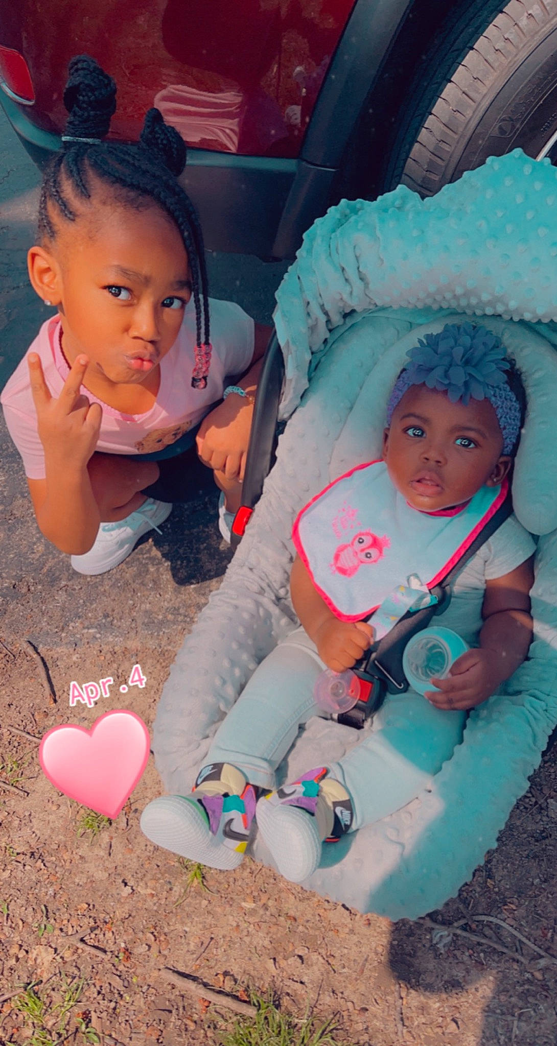 Avah joined the competition — help win amazing prizes! baby_toddler_clothing, comfort, cool, eye, face, facial_expression, finger, fun, hairstyle, happy, head, headwear, human, leisure, mouth, organ, person, pink, product, skin