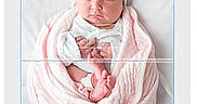 Ariyah joined the competition — help win amazing prizes! baby, bed, blanket, cropping, cute, hat, infant, interface, keepsake, newborn, peaceful, photography, pink, portrait, preview, sleeping, soft, text_overlay, white_background, wrapped