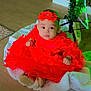 baby, baby_shoes, celebration, child, christmas_tree, cute, decorations, festive, floor, flooring, green_lights, headband, holiday, holiday_season, indoors, infant, portrait, red_dress, sitting, tree_skirt