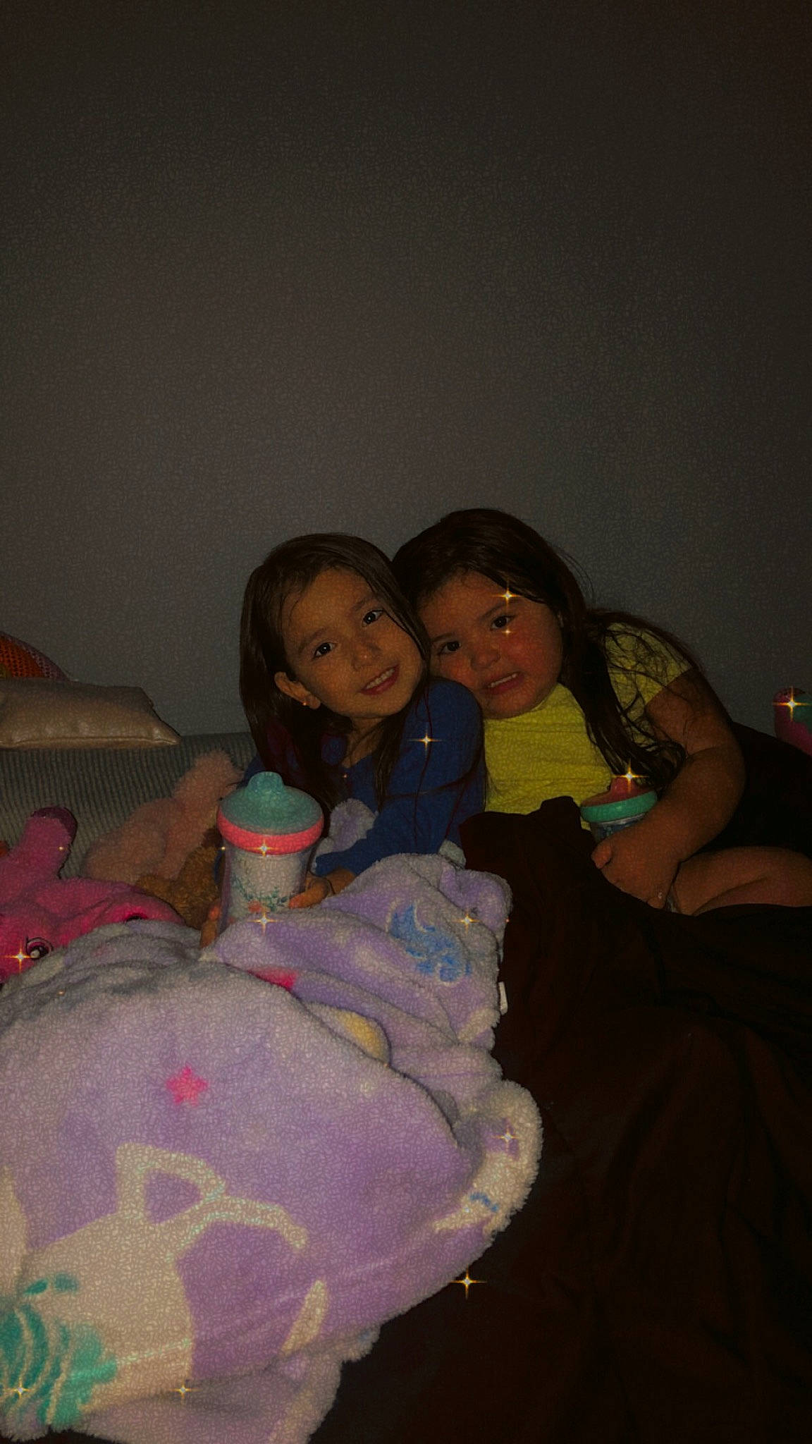 Mackenzie joined the competition — help win amazing prizes! abdomen, child, comfort, darkness, event, friendship, fun, happy, hug, joy, linens, night, party, person, pillow, room, sitting, smile, t_shirt, toddler