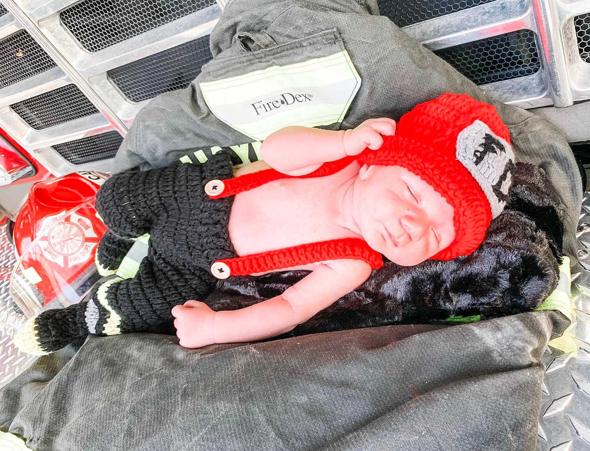 Creed is registered to the contest to win money with this photo: child, headwear, person, red, vehicle