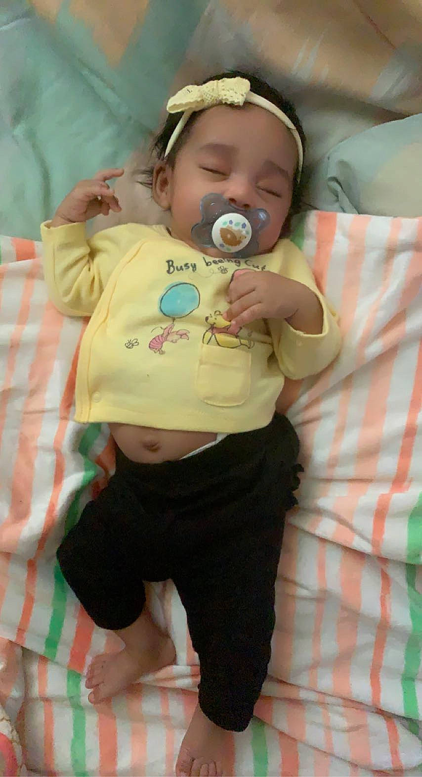 Harmoni-ann is registered to the contest to win money with this photo: baby, baby_toddler_clothing, cheek, child, event, eye, face, fun, happy, hat, head, human_leg, knee, person, pink, sleeve, sun_hat, t_shirt, thigh, toddler