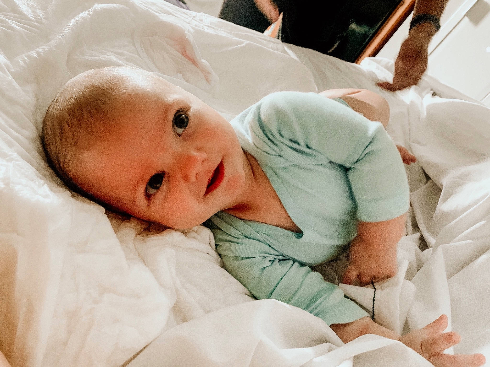 Calihan is registered to the contest to win money with this photo: baby, baby_sleeping, cheek, child, comfort, ear, eye, mouth, nose, person, product, skin, smile, toddler