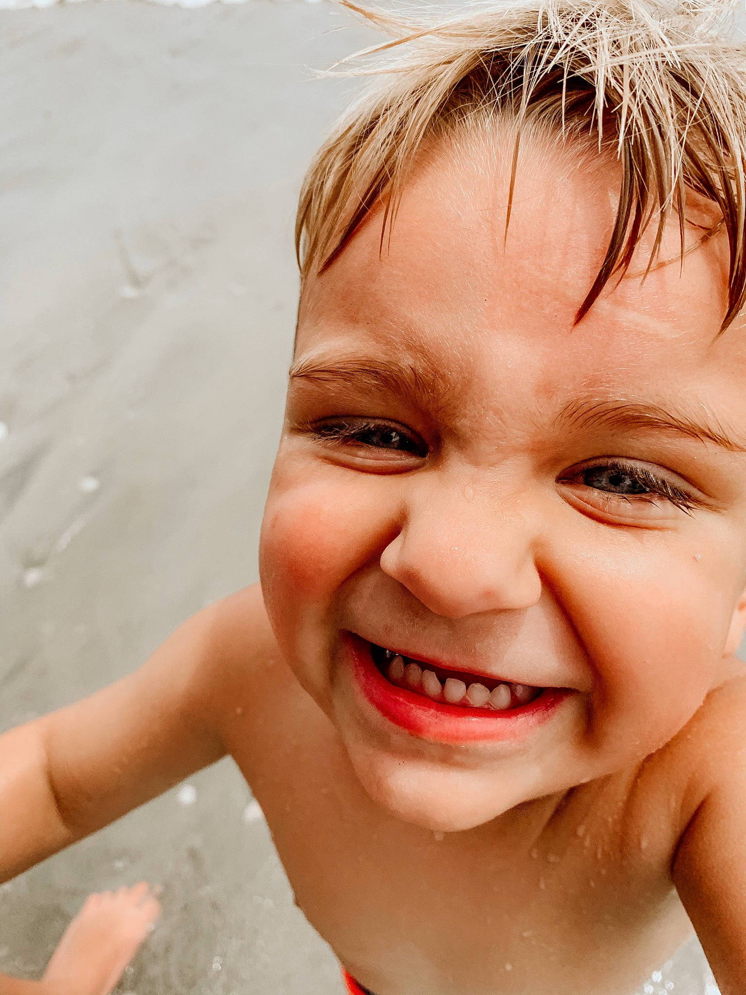 Billy joined the competition — help win amazing prizes! bathing, beauty, blond, cheek, child, chin, close_up, eye, eyebrow, face, facial_expression, forehead, fun, hair, head, joy, lip, nose, person, skin