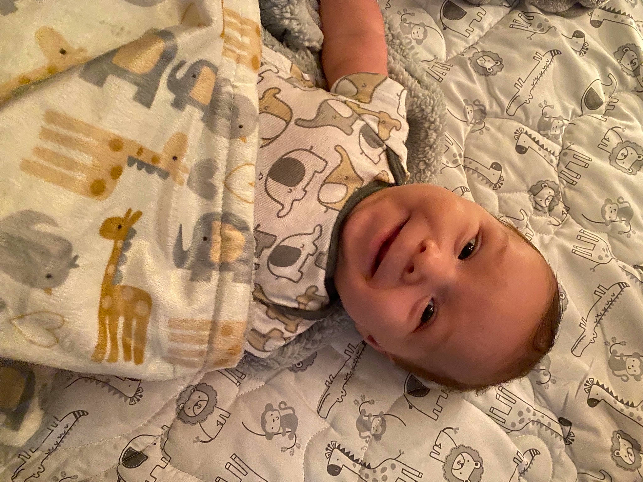 Jeremiah joined the competition — help win amazing prizes! baby, baby_products, baby_toddler_clothing, bedding, bedtime, cheek, child, comfort, flooring, happy, head, joy, linens, pattern, person, room, skin, smile, textile, toddler