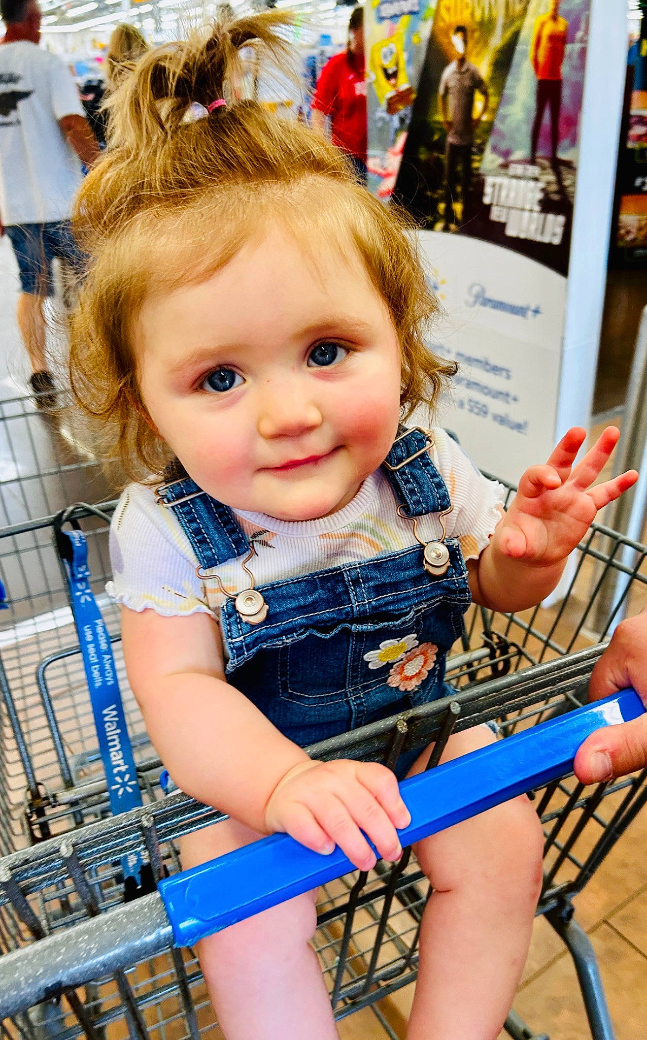 Rayleigh joined the competition — help win amazing prizes! blond, blue, child, electric_blue, event, eyelash, facial_expression, fun, hair, hairstyle, happy, human_leg, iris, long_hair, person, product, shopping, skin, toddler, toy