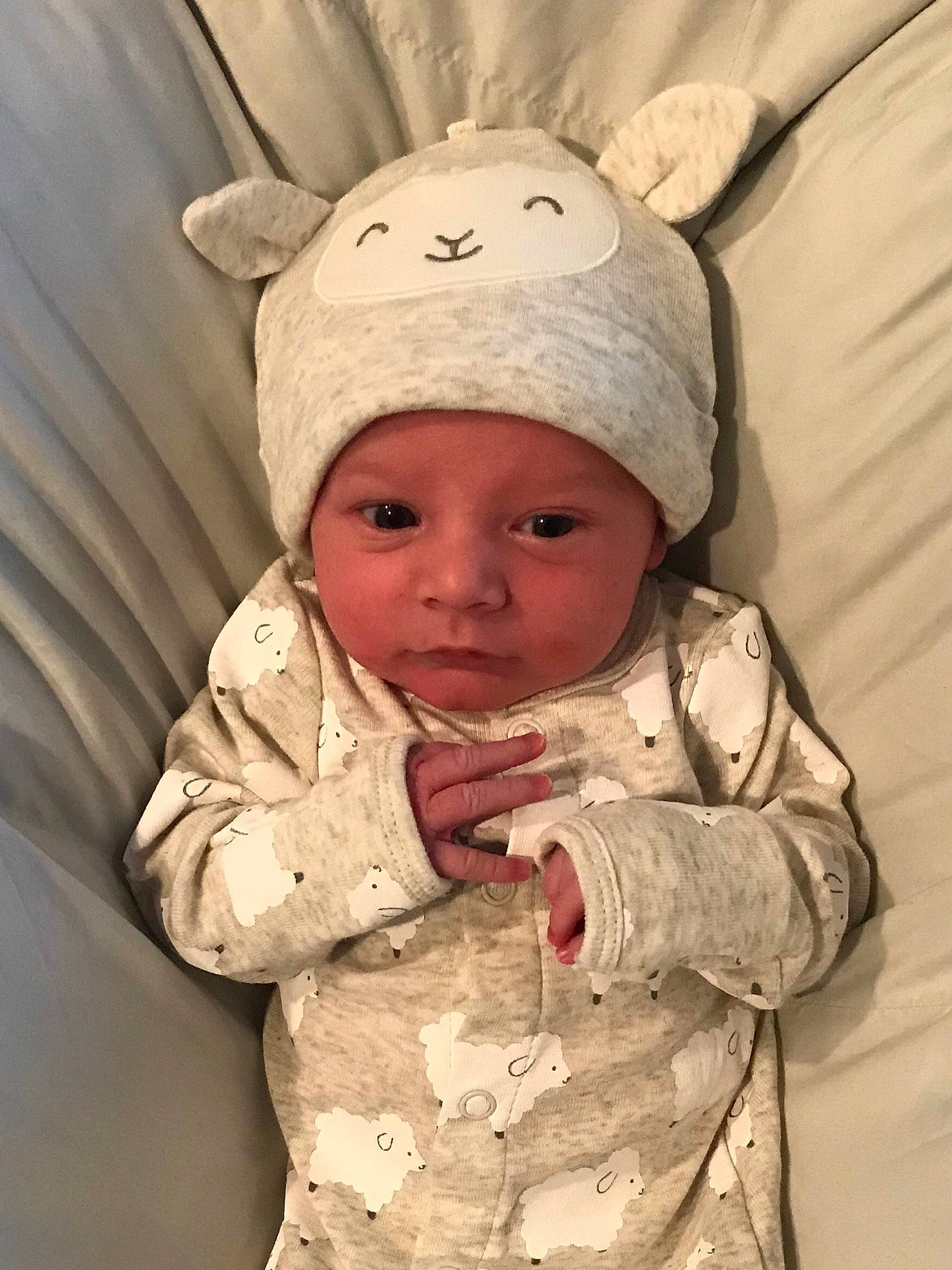 Abram is registered to the contest to win money with this photo: baby, child, head, headgear, headwear, person, toddler