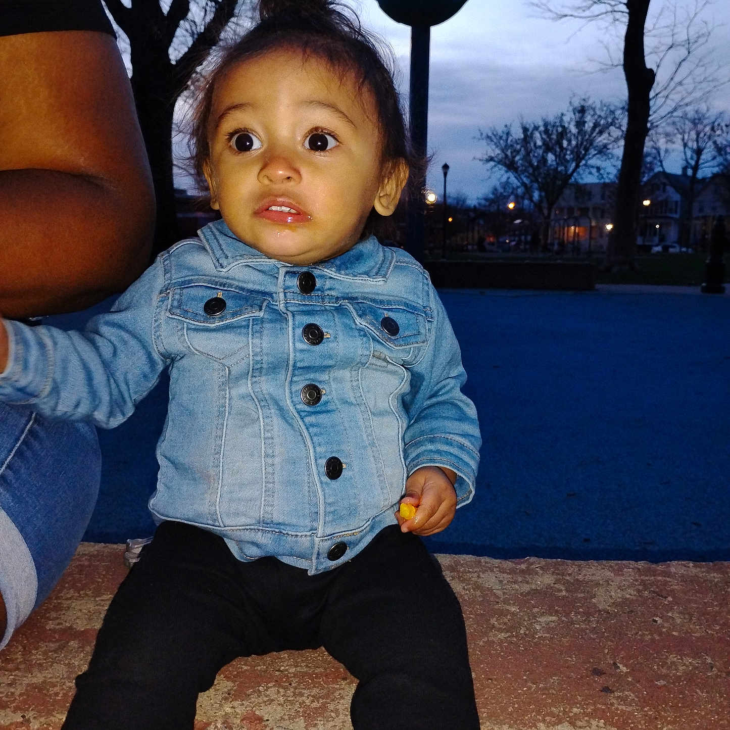 Athena Desjardin joined the competition — help win amazing prizes! baby, balloon, car, clothing, coat, face, grass, head, jacket, jeans, lighting, nature, outdoors, pants, park, person, photography, plant, portrait, sphere