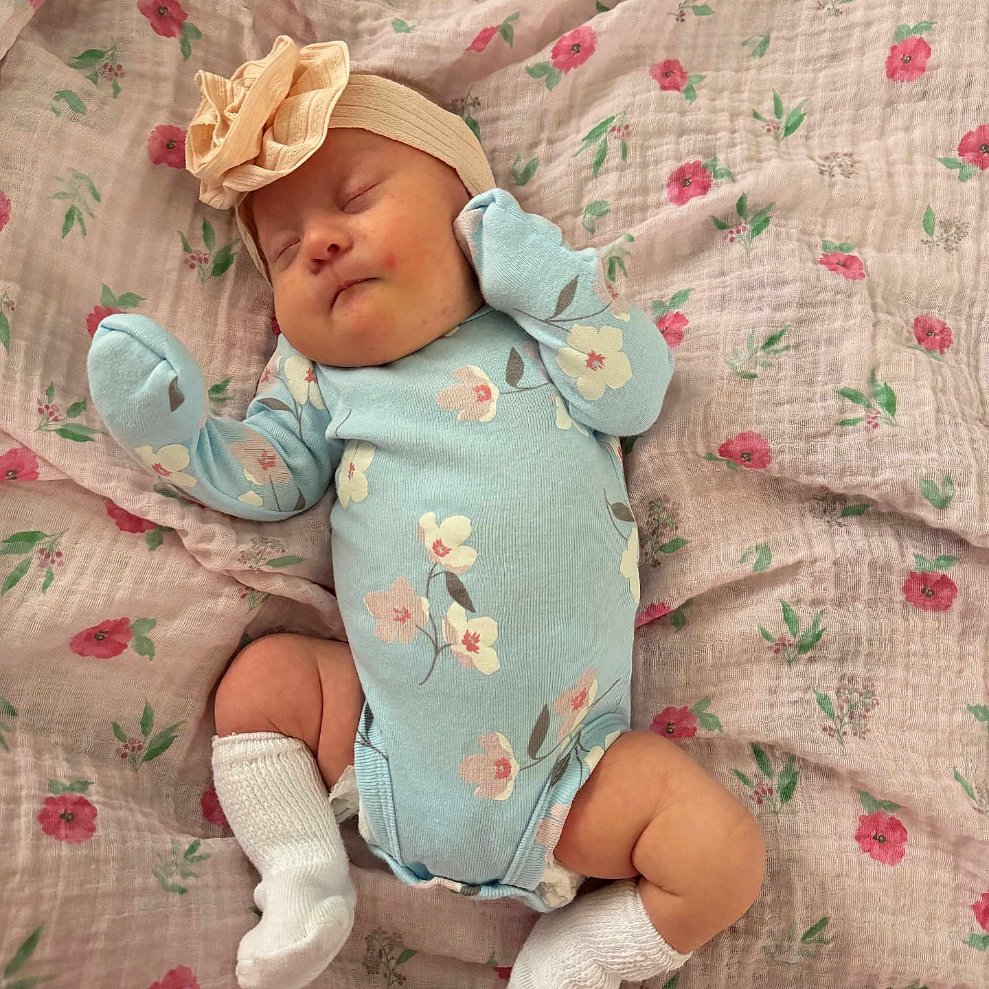 Aaliyah joined the competition — help win amazing prizes! baby, bed, blanket, bodypart, bonnet, cap, clothing, face, furniture, glove, hat, head, hosiery, newborn, person, photography, portrait, sitting, sleeping, sock