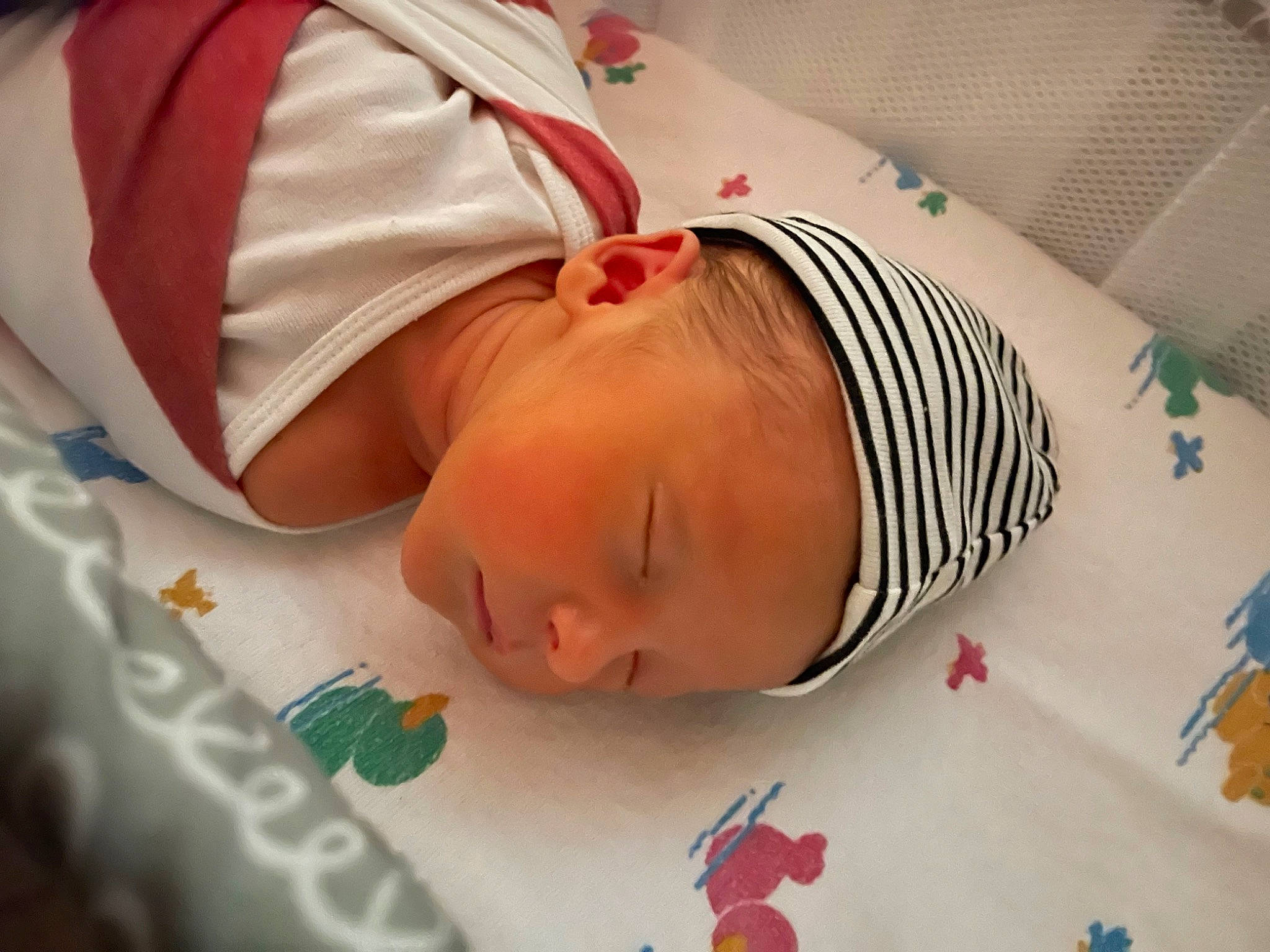 Hank joined the competition — help win amazing prizes! baby, baby_products, baby_safety, baby_sleeping, baby_toddler_clothing, bedtime, cheek, child, comfort, face, flesh, happy, linens, nap, pattern, person, room, skin, sleep, sleeve