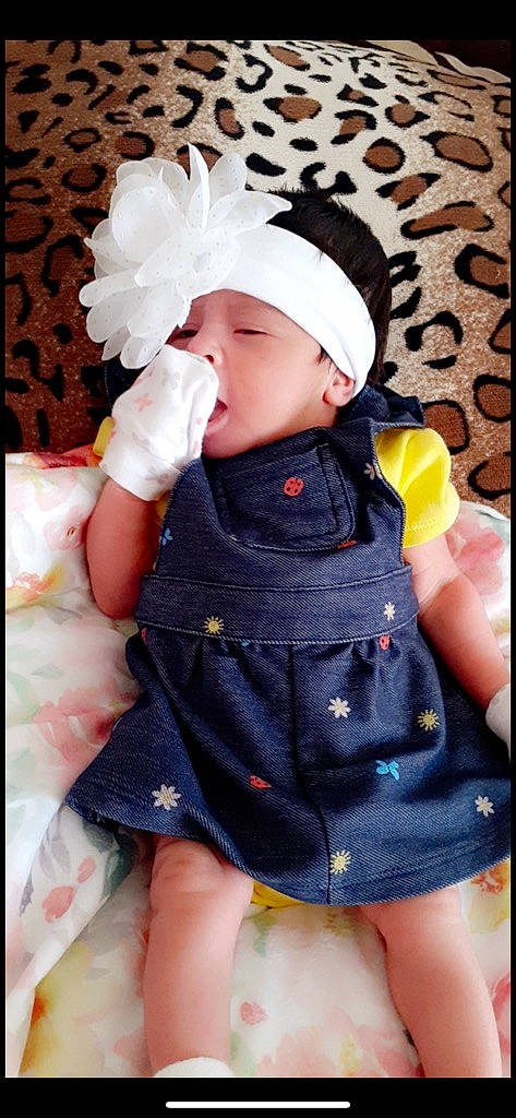 Alessandra joined the competition — help win amazing prizes! abdomen, baby, baby_products, baby_toddler_clothing, child, clothing, headgear, headwear, person, product, toddler