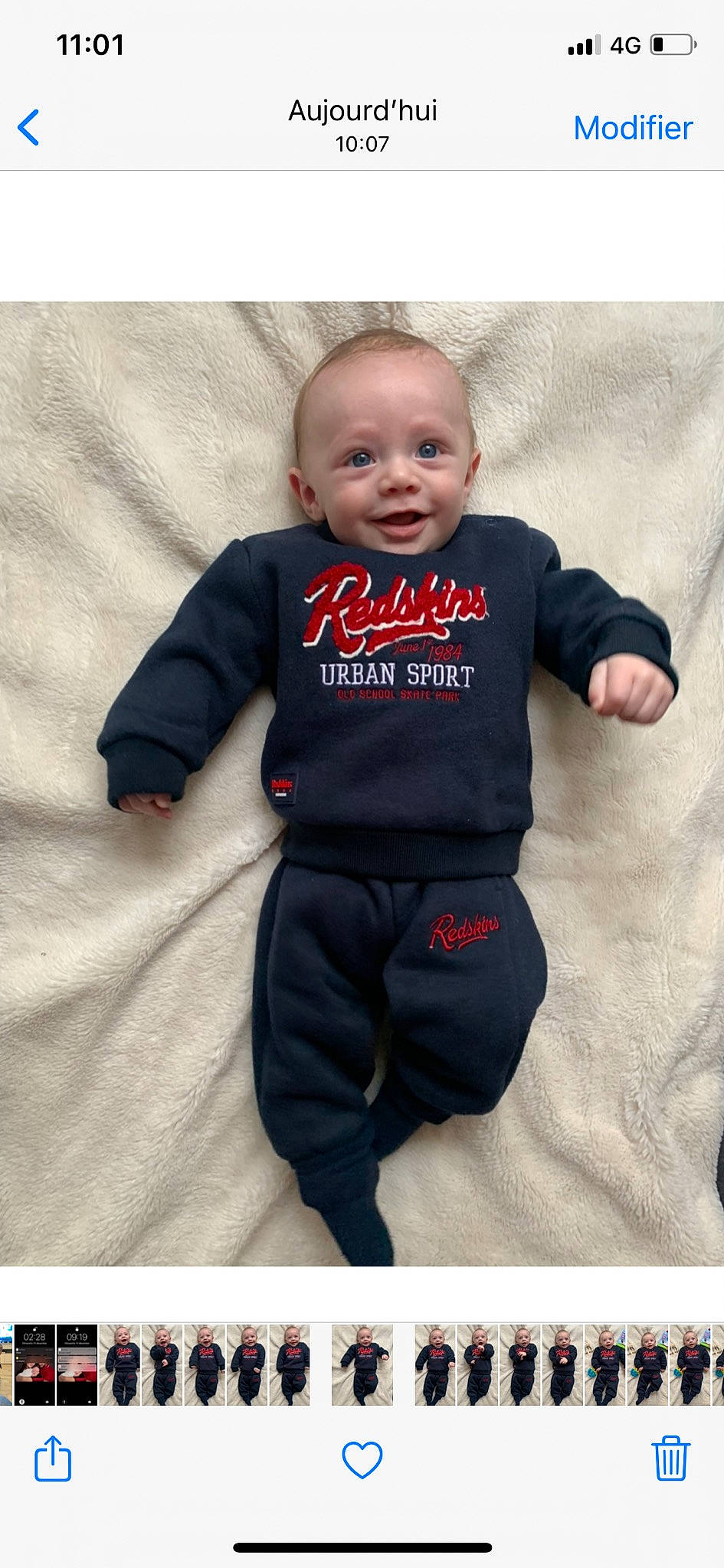 Dayvon participe au concours pour gagner de l'argent avec cette photo : active_pants, baby, baby_products, baby_toddler_clothing, cheek, child, comfort, linens, person, pocket, sleeve, sweatpant, toddler