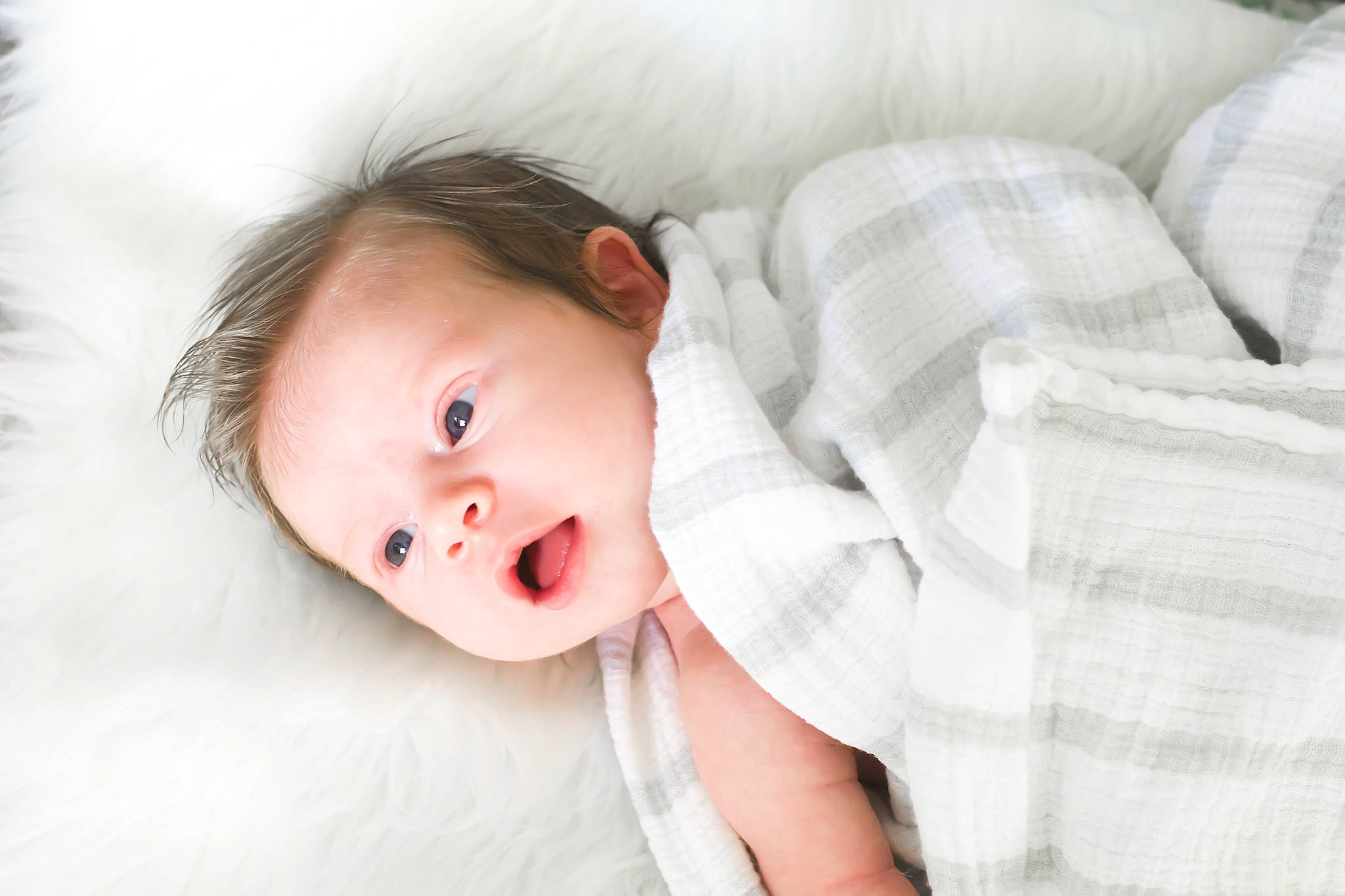 Jennifer joined the competition — help win amazing prizes! baby, baby_toddler_clothing, cheek, child, comfort, eyebrow, eyelash, flash_photography, fur, happy, iris, linens, lip, nose, pattern, person, portrait, portrait_photography, skin, sleeve