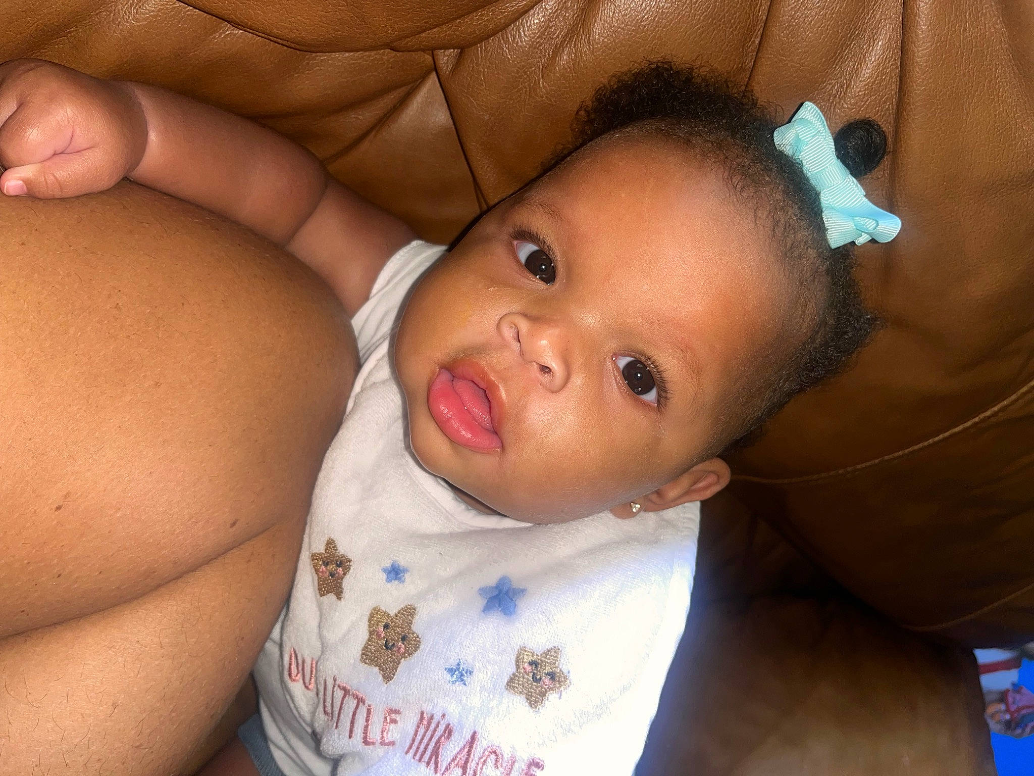 Laylani joined the competition — help win amazing prizes! baby, cheek, ear, eye, eyebrow, eyelash, forehead, hair, head, human, iris, lip, mammal, mouth, muscle, neck, nose, person, skin, stomach