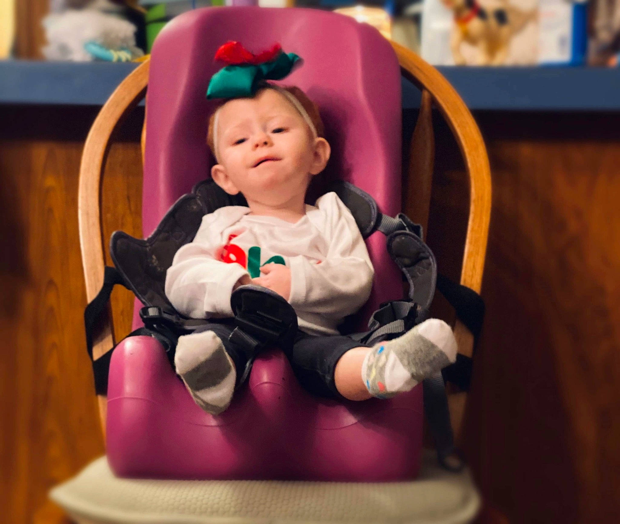 Leena is registered to the contest to win money with this photo: baby, baby_carriage, baby_products, baby_toys, child, happy, person, pink, play, playset, product, sitting, smile, toddler, toy