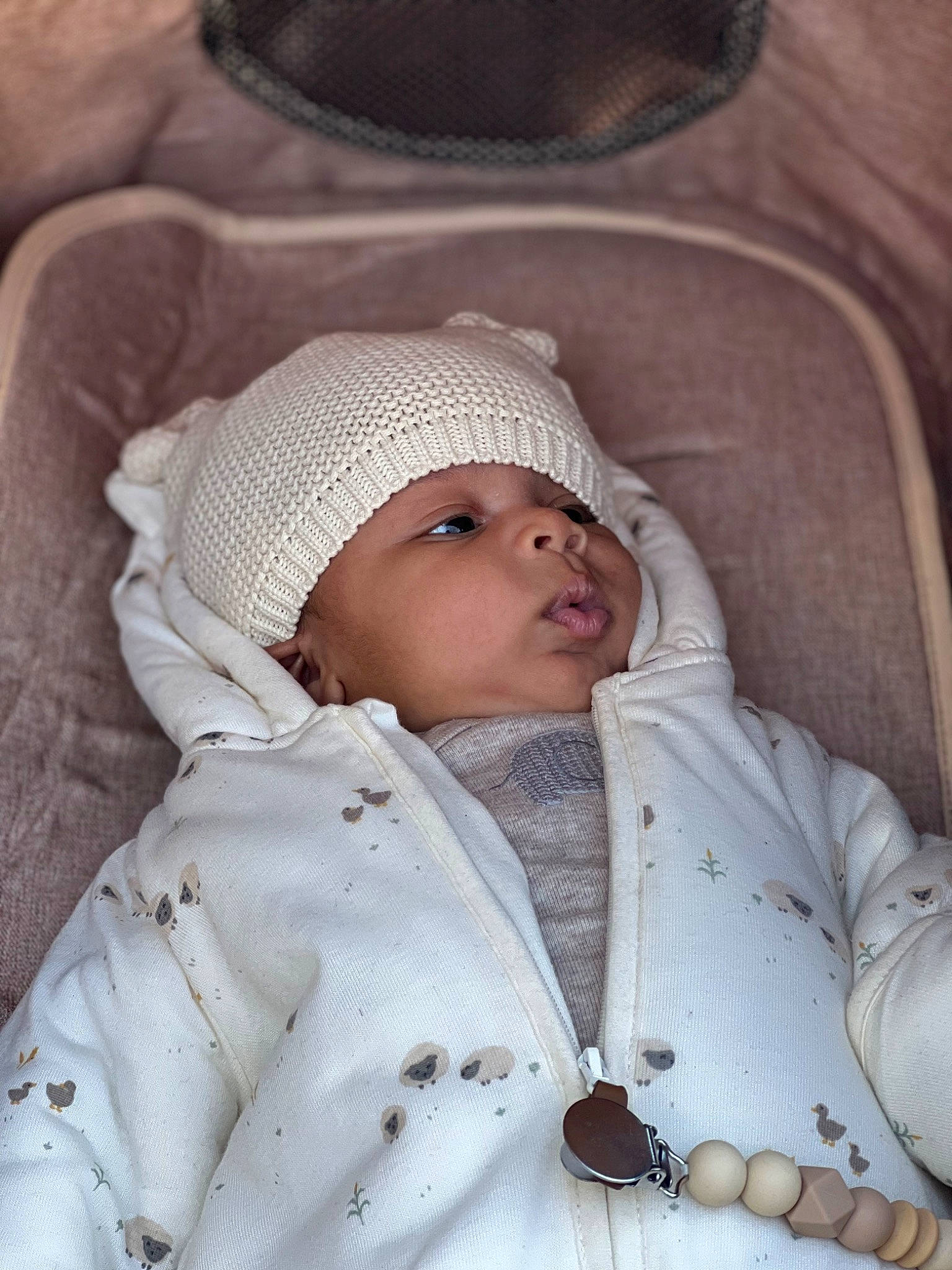 Avianni is registered to the contest to win money with this photo: baby, baby_products, baby_safety, baby_sleeping, baby_toddler_clothing, beanie, cap, cheek, child, comfort, head, headwear, knit_cap, linens, outerwear, person, skin, sleeve, toddler, white