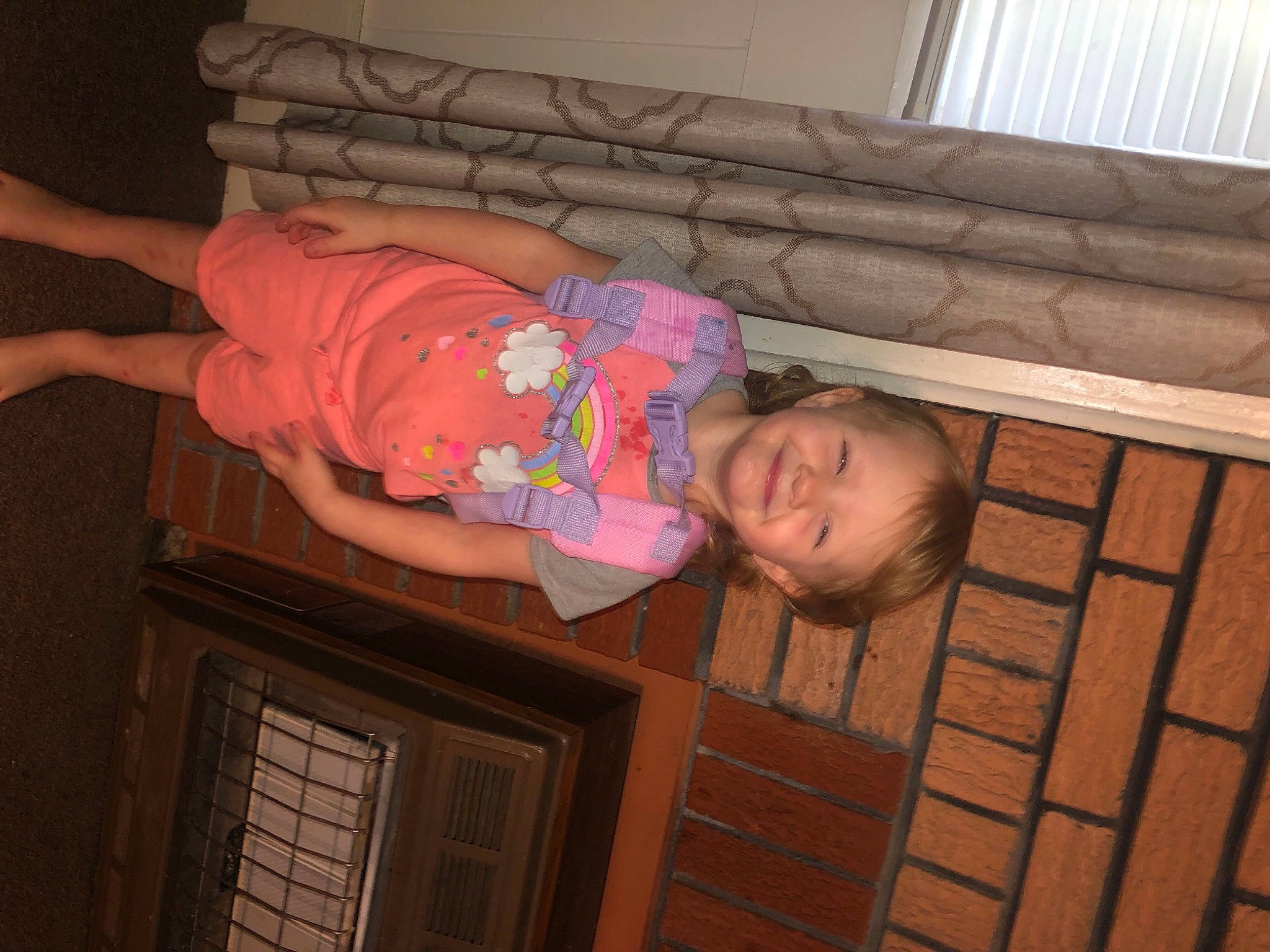 Payslee joined the competition — help win amazing prizes! baby, baby_toddler_clothing, child, couch, curtain, daylighting, ear, foot, home, joy, living_room, nightwear, organ, person, throat, toddler, window_blind, window_covering, window_treatment, wood_stain