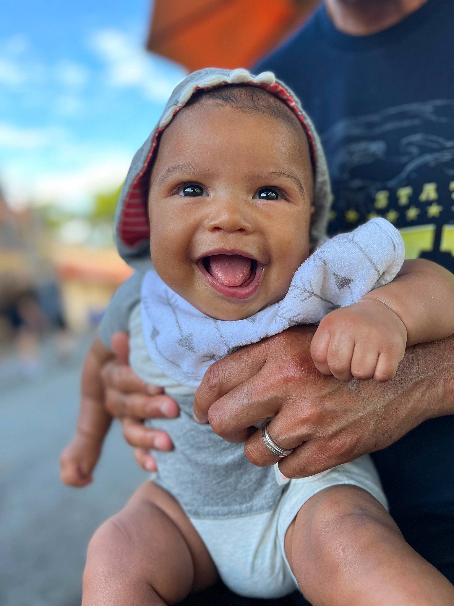 Kai joined the competition — help win amazing prizes! baby, child, eye, face, finger, fun, gesture, grass, hand, happy, leg, leisure, lip, person, plant, recreation, skin, smile, thumb, toddler