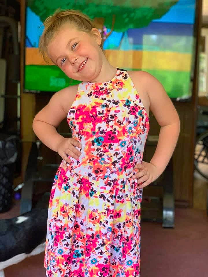 Braylynn is registered to the contest to win money with this photo: child, cocktail_dress, day_dress, dress, electric_blue, entertainment, event, fashion_design, formal_wear, fun, hairstyle, happy, joy, leisure, magenta, neck, one_piece_garment, pattern, person, shoulder