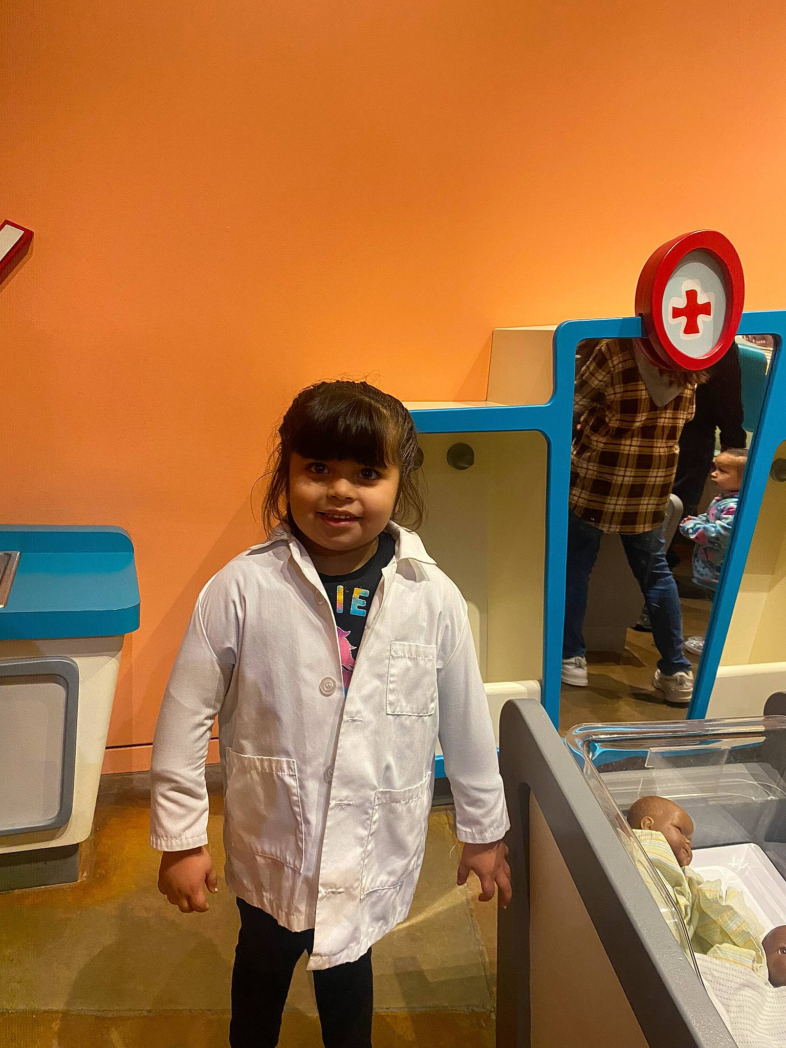 Janayle joined the competition — help win amazing prizes! child, clinic, drawer, event, health_care, hospital, jacket, job, joy, medical, person, room, science, service, smile, uniform, visual_arts, white_coat