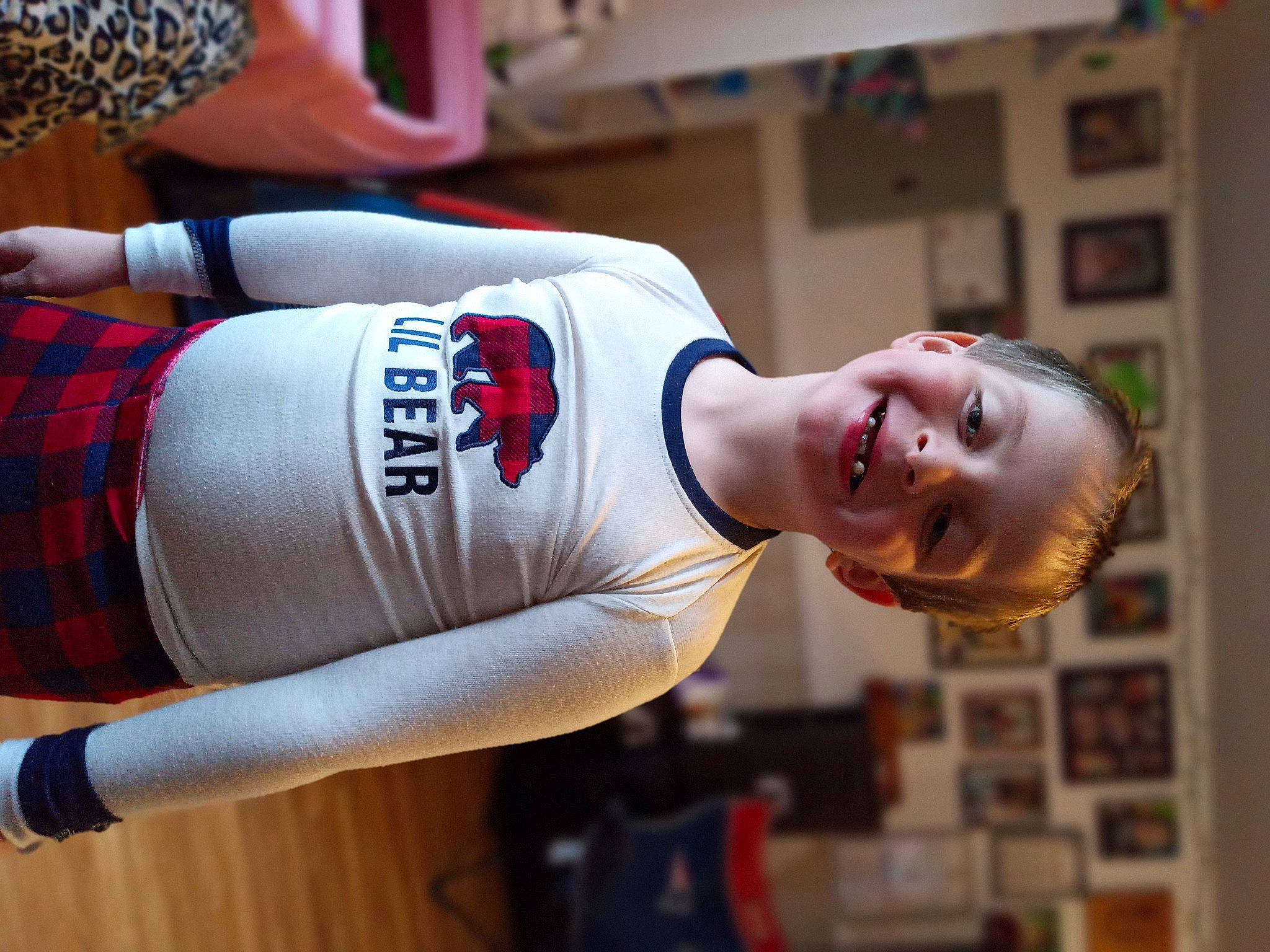 Colton joined the competition — help win amazing prizes! chest, elbow, happy, human_body, human_leg, jersey, joint, joy, knee, person, shorts, sleeve, smile, sports_uniform, sportswear, t_shirt, tartan, thigh, trunk, waist