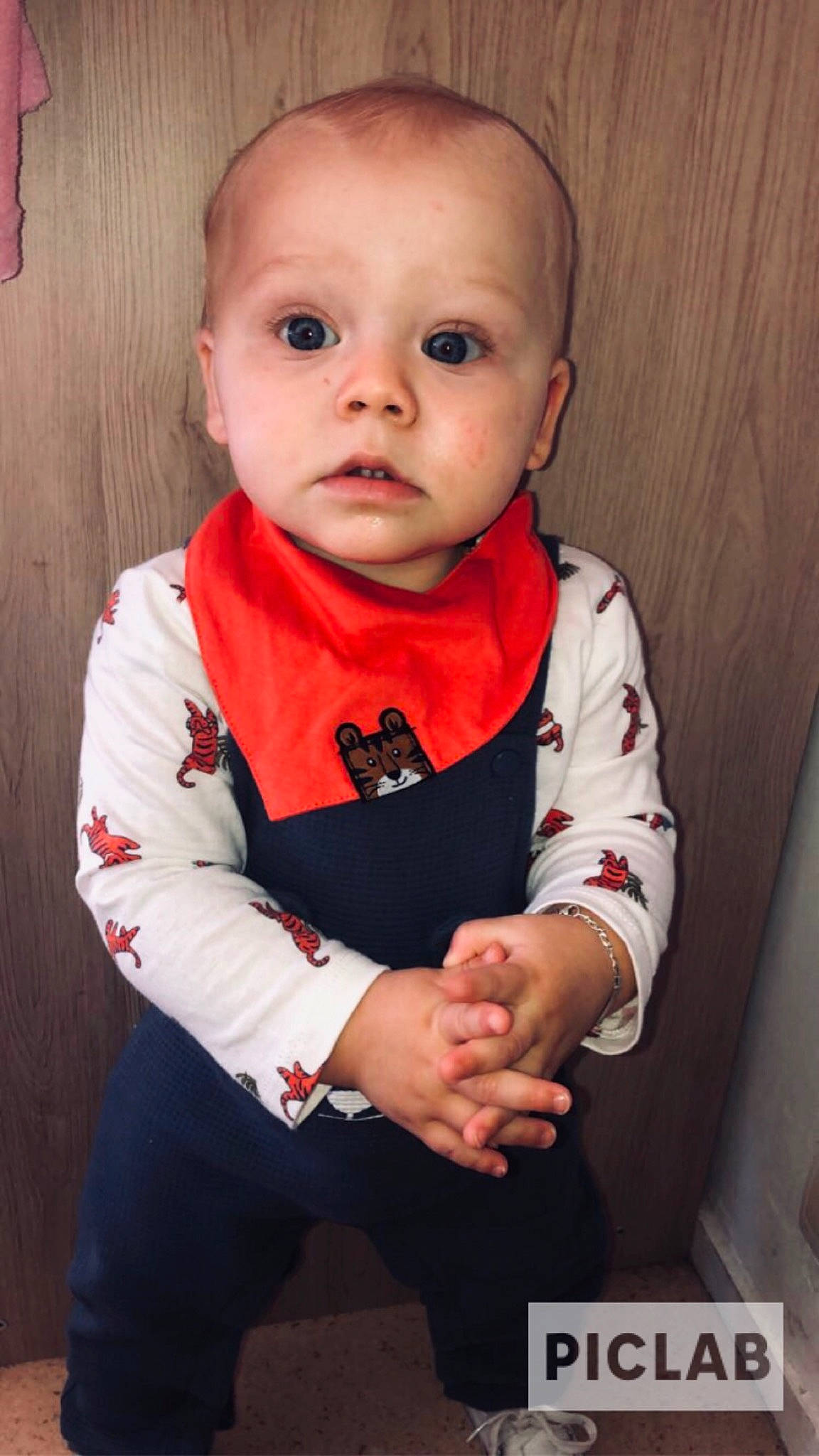 Sayan a rejoint le concours — aidez-le/la à gagner de superbes lots ! baby, baby_toddler_clothing, carmine, cheek, child, collar, comfort, elbow, flash_photography, flooring, happy, head, human_body, iris, lip, person, sitting, sleeve, surprise, t_shirt