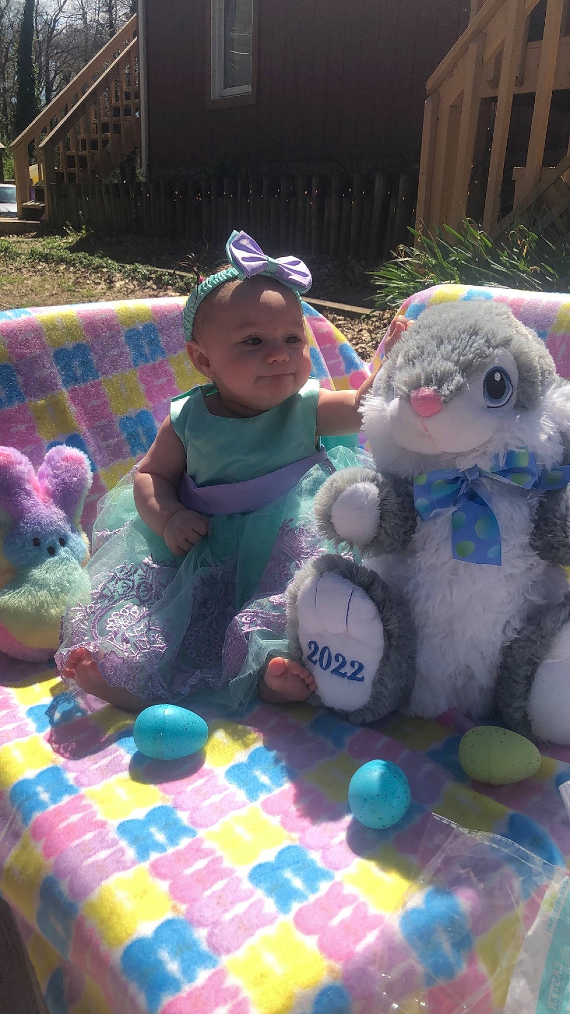 Ellianna joined the competition — help win amazing prizes! baby, baby_toddler_clothing, blue, child, event, fun, goggles, grass, head, leisure, people, person, pink, public_space, purple, recreation, snapshot, summer, sunglasses, toddler