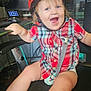 Oliver joined the competition — help win amazing prizes! toddler, child, helmet, spiderman, plaid_shirt, office_chair, happy, smiling, indoor, computer, desk, mouse, keyboard, technology, person, baby, cute, playful, seat, expression