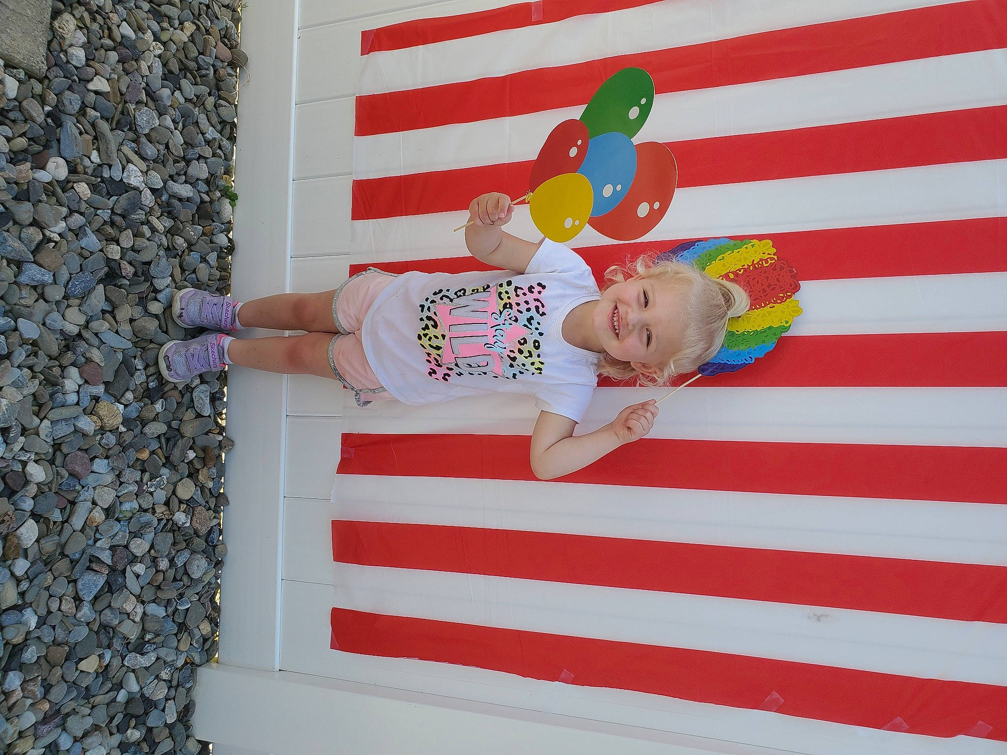 Makayla is registered to the contest to win money with this photo: baby_toddler_clothing, carmine, elbow, font, hat, human_leg, joy, line, pattern, person, rectangle, red, room, sleeve, street_fashion, thigh, toddler, wrist